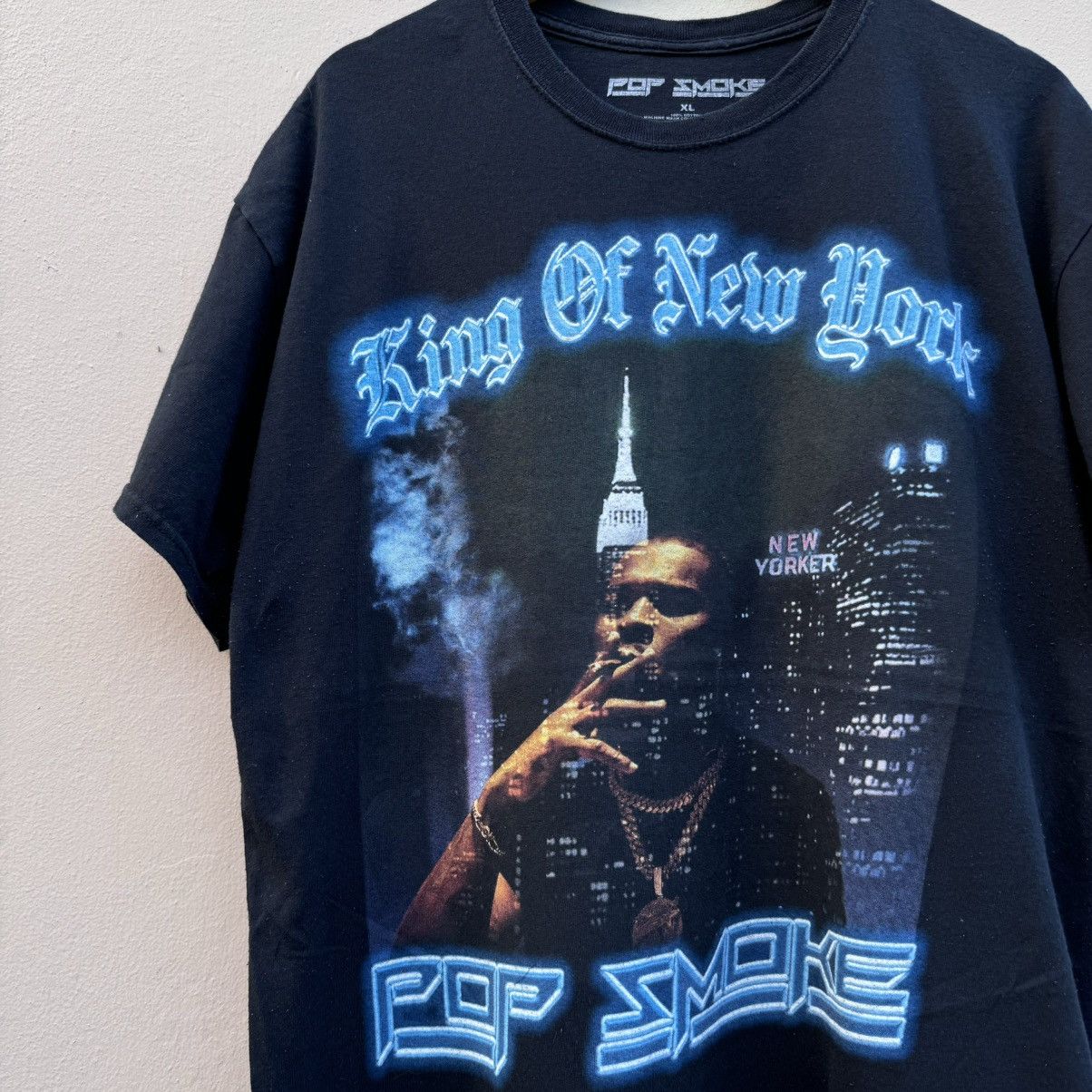 Rap Tees × Vintage pop smoke rap t shirt Size US XL / EU 56 / 4 - 2 Thumbnail
