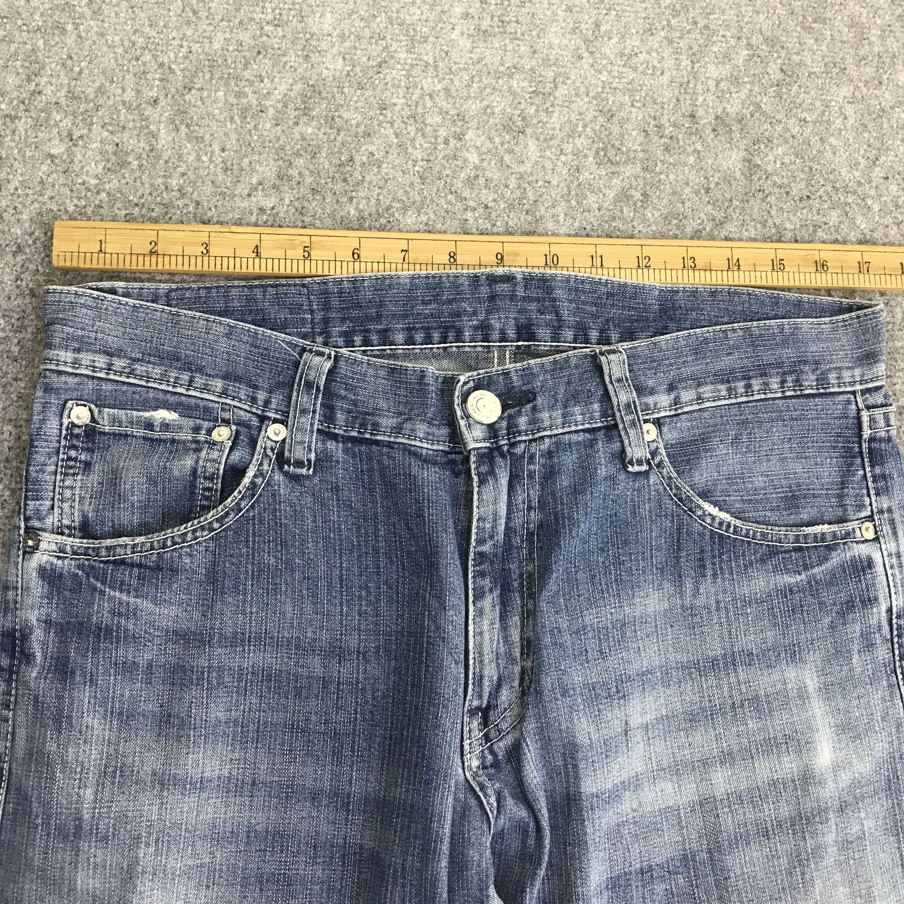 Japanese Brand FLARE JAPAN UNIQLO DENIM BOOTCUT PANTSK118B21 Size US 32 / EU 48 - 7 Thumbnail