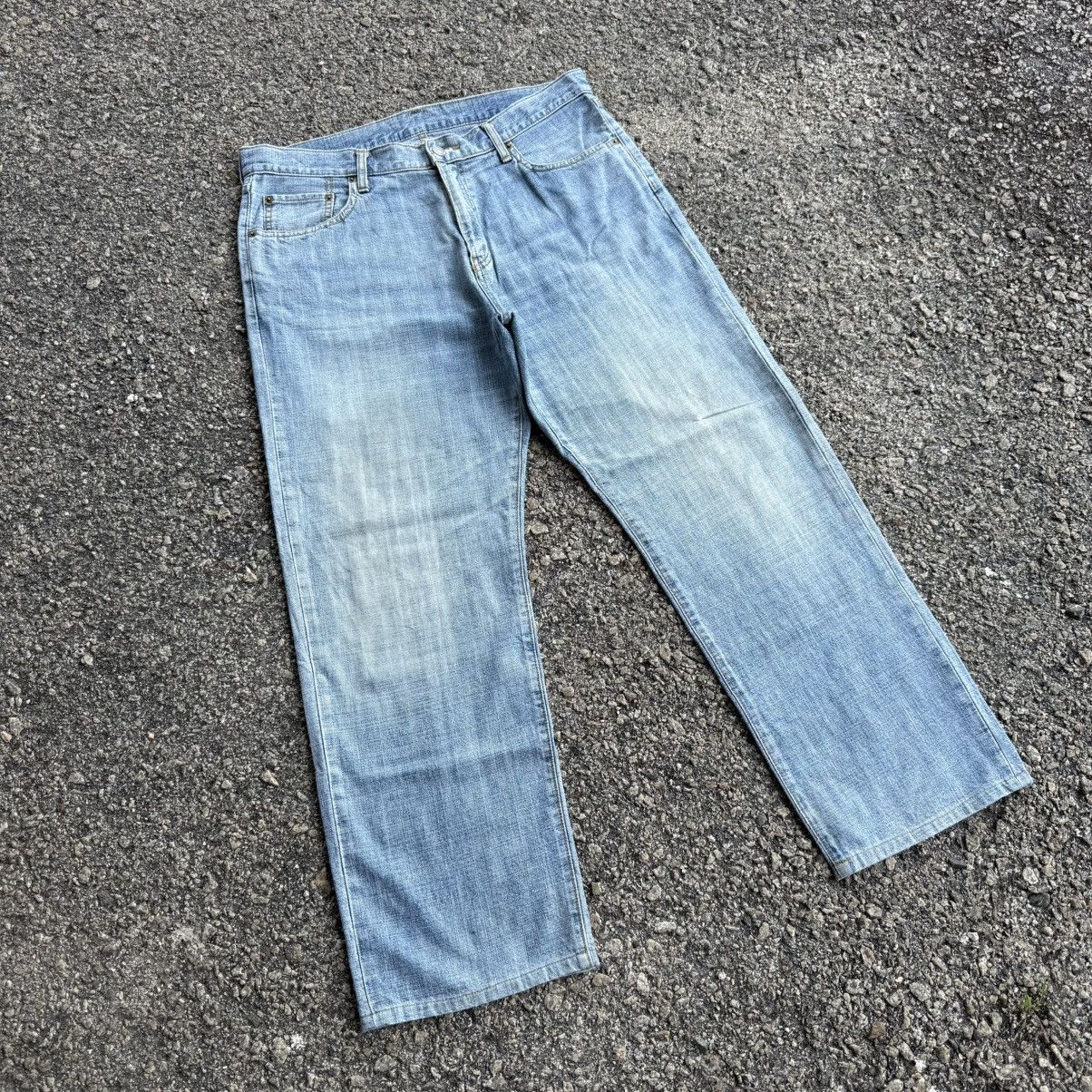 Japanese Brand VINTAGE JAPANESE STRAIGHT FADED JEAN DENIM PANTS Size US 37 - 2 Thumbnail