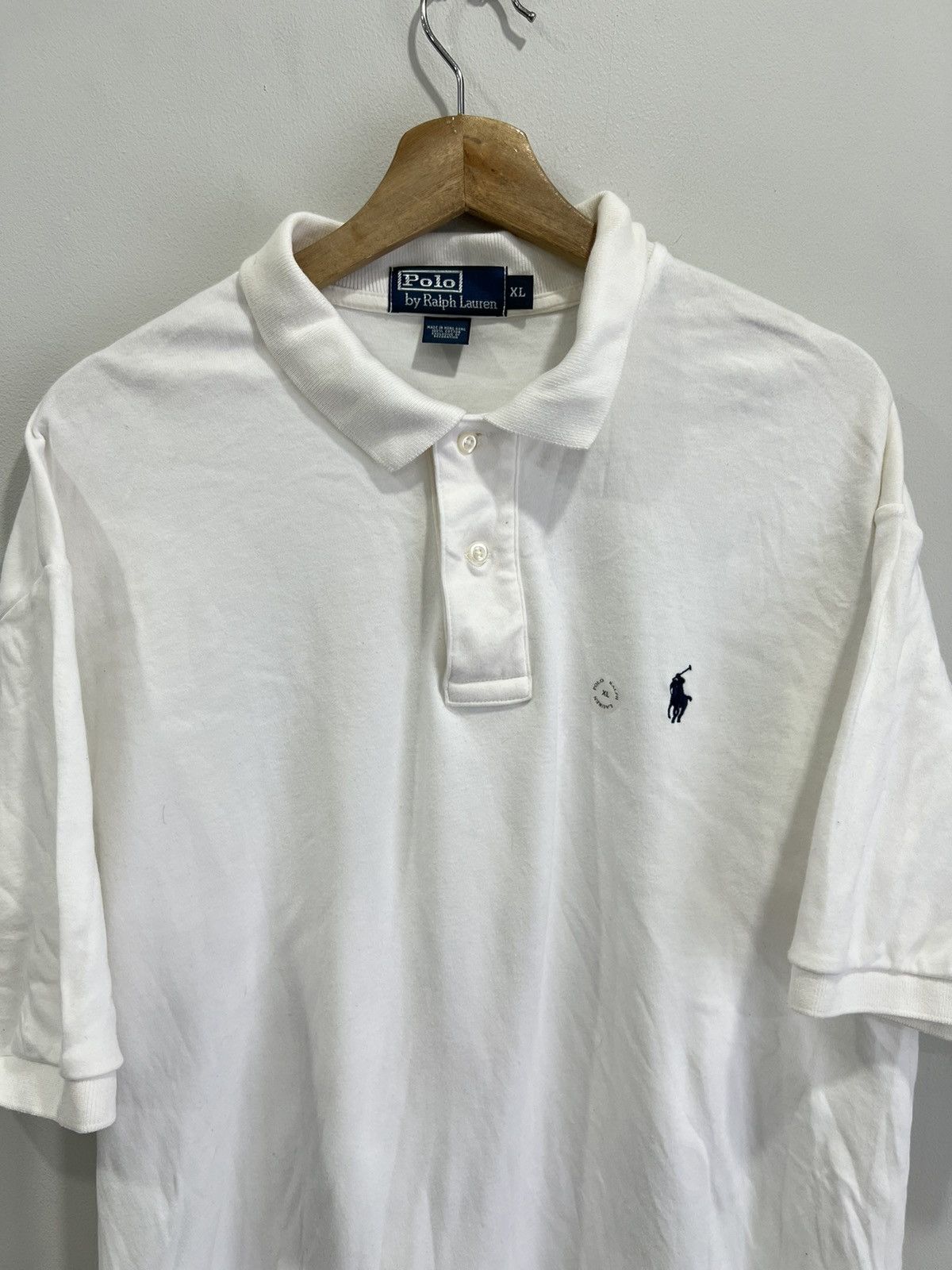Polo Ralph Lauren Vintage Ralph Lauren Polo Shirt white Size US XL / EU 56 / 4 - 4 Thumbnail