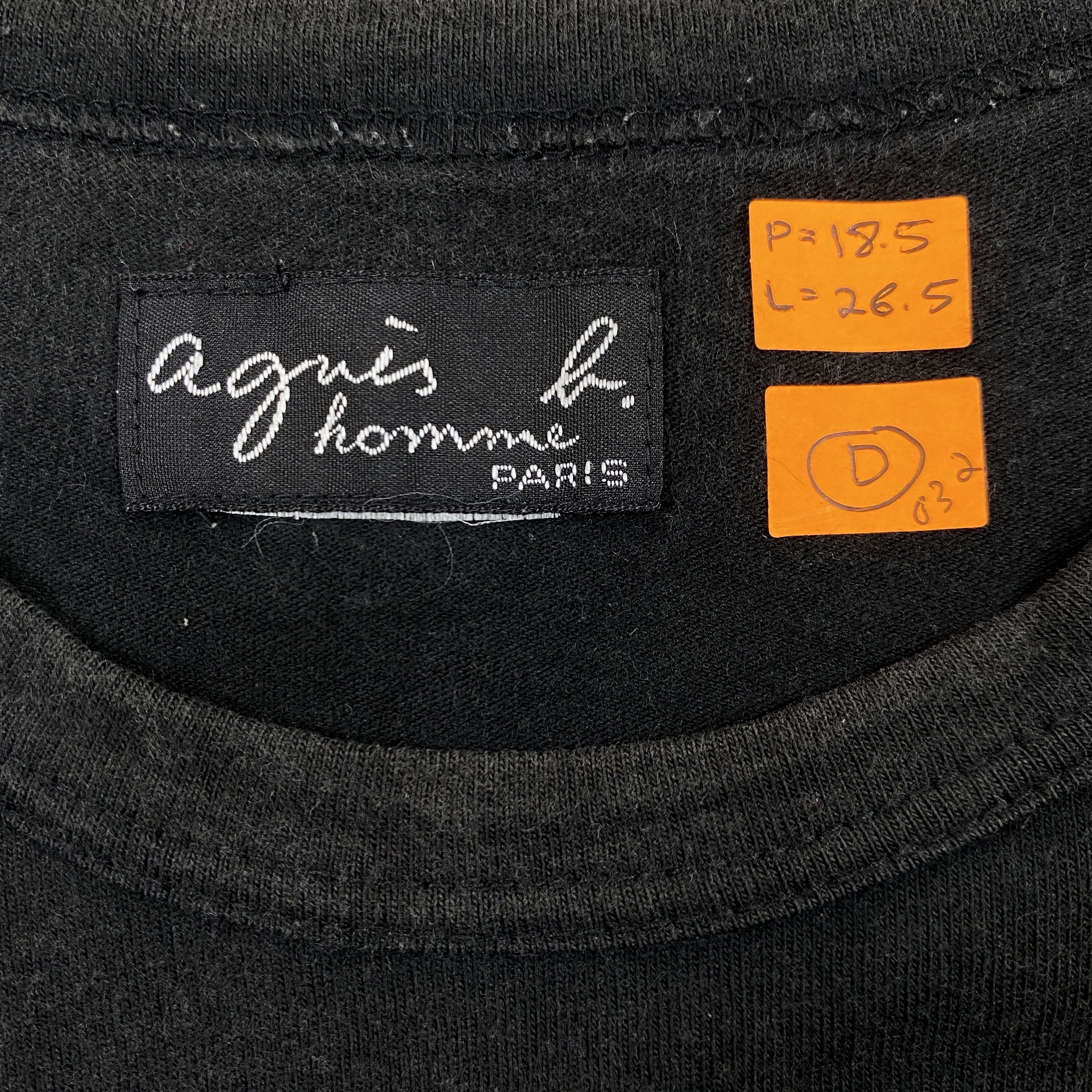 agnes b. Vintage AGNES B Homme Medium Tee - D032 Size US S / EU 44-46 / 1 - 4 Thumbnail