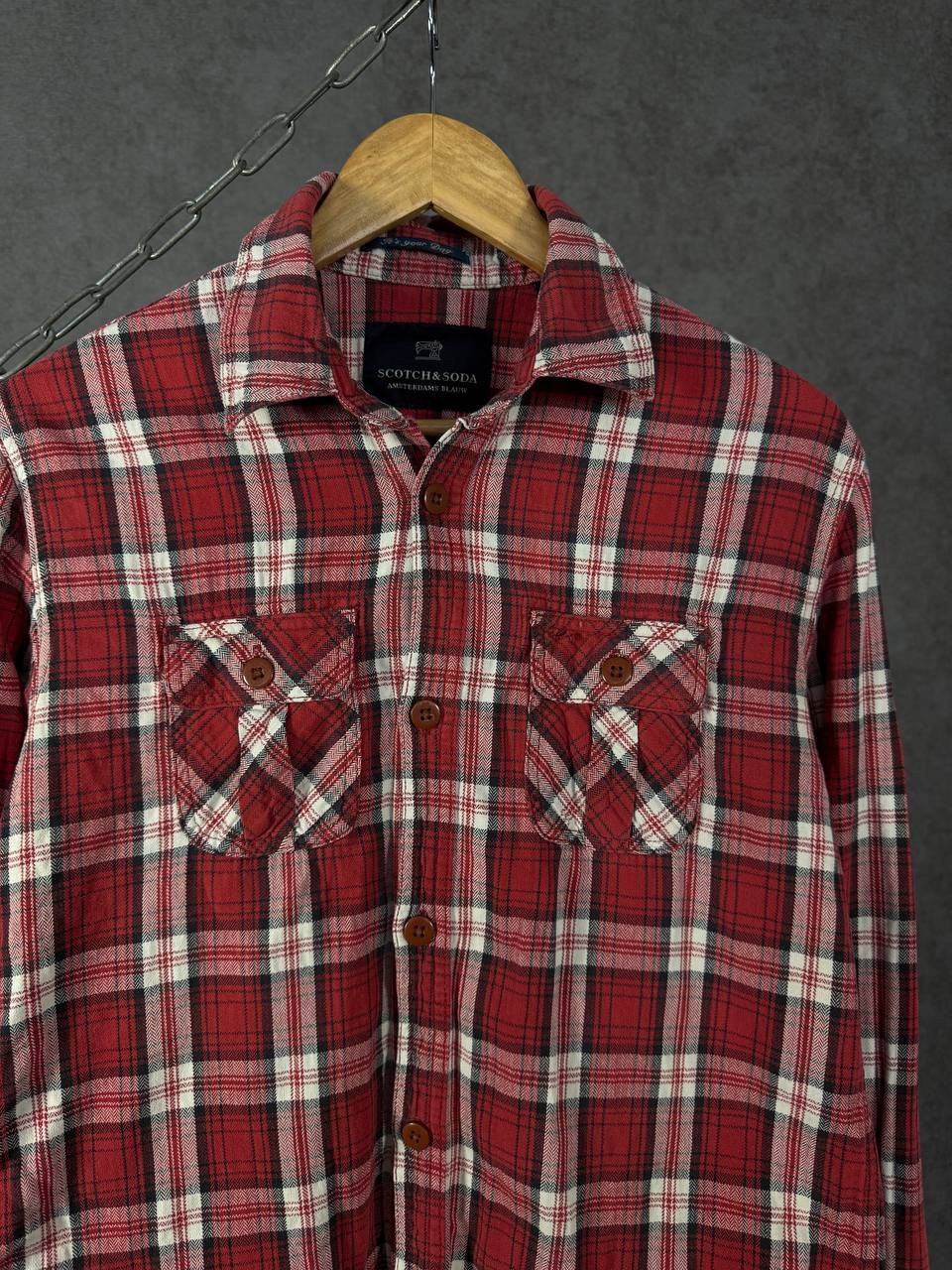 Scotch & Soda Scotch & Soda designer flannel shirt Size US M / EU 48-50 / 2 - 3 Thumbnail