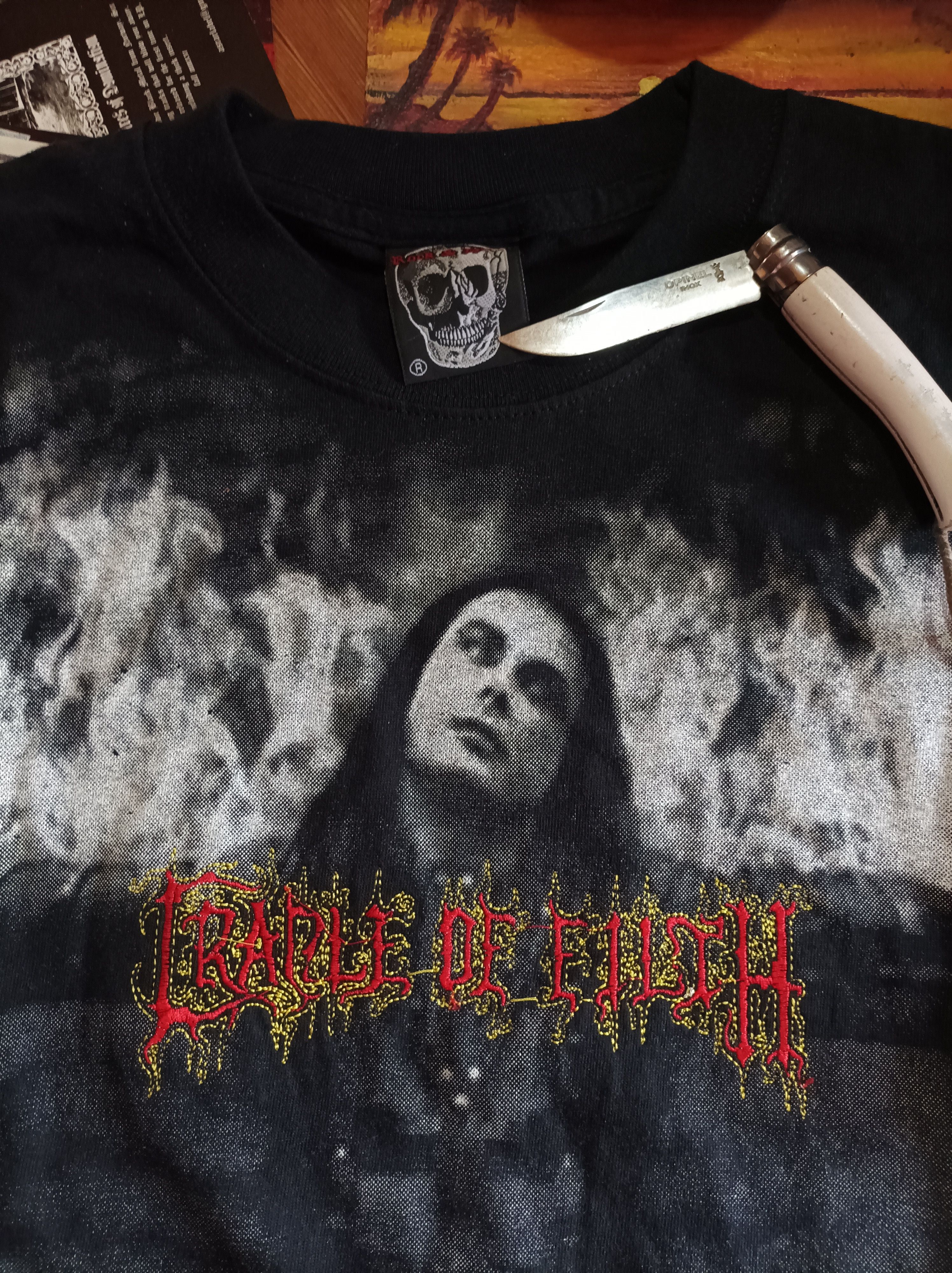 Band Tees Cradle of Filth.Tonight in Flames.tee Size US L / EU 52-54 / 3 - 5 Thumbnail