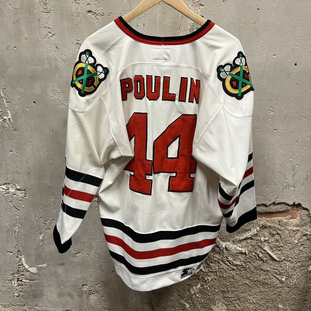 Starter Vintage Starter Blackhawks Chicago NHL Patrick Poulin Jersey Size US L / EU 52-54 / 3 - 9 Thumbnail