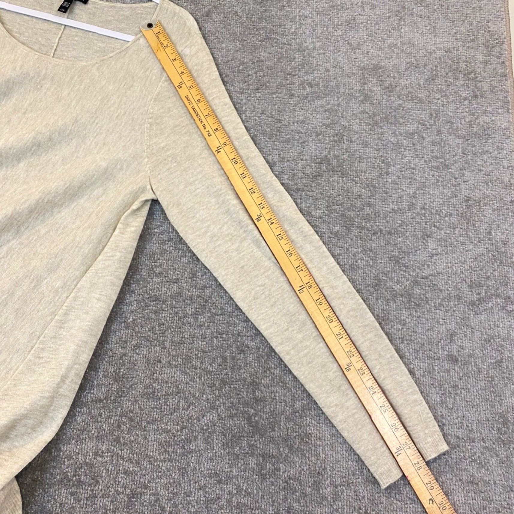 Eileen Fisher VINTAGE Eileen Fisher Sweater Women Large Pullover Knit Tan Brown Wool Alpaca Blend Casual Winter Fall Spring Summer Size L / US 10 / IT 46 - 5 Thumbnail