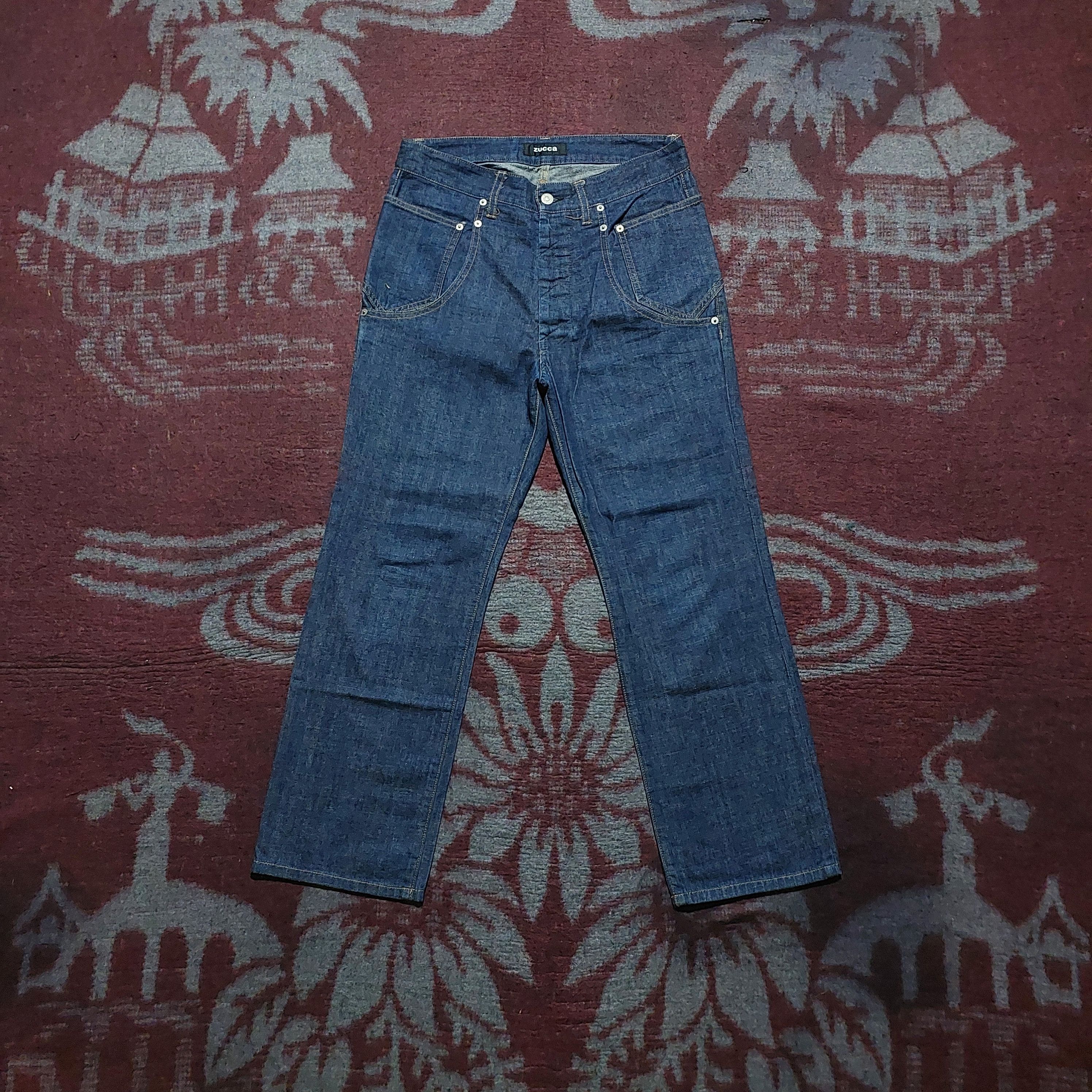Zucca Zucca japanese indigo blue jeans Size US 30 / EU 46 - 1 Thumbnail
