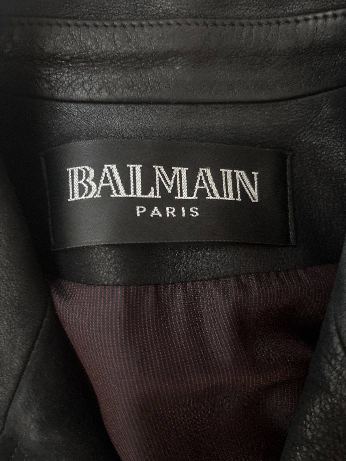 Balmain Balmain Decarnin SS11 Studded Pin Leather Jacket Size US XS / EU 42 / 0 - 6 Thumbnail