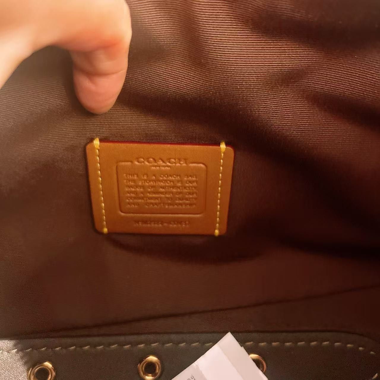 Coach Ella Small Shoulder Bag In Signature Chenille CDV37 Size ONE SIZE - 7 Thumbnail