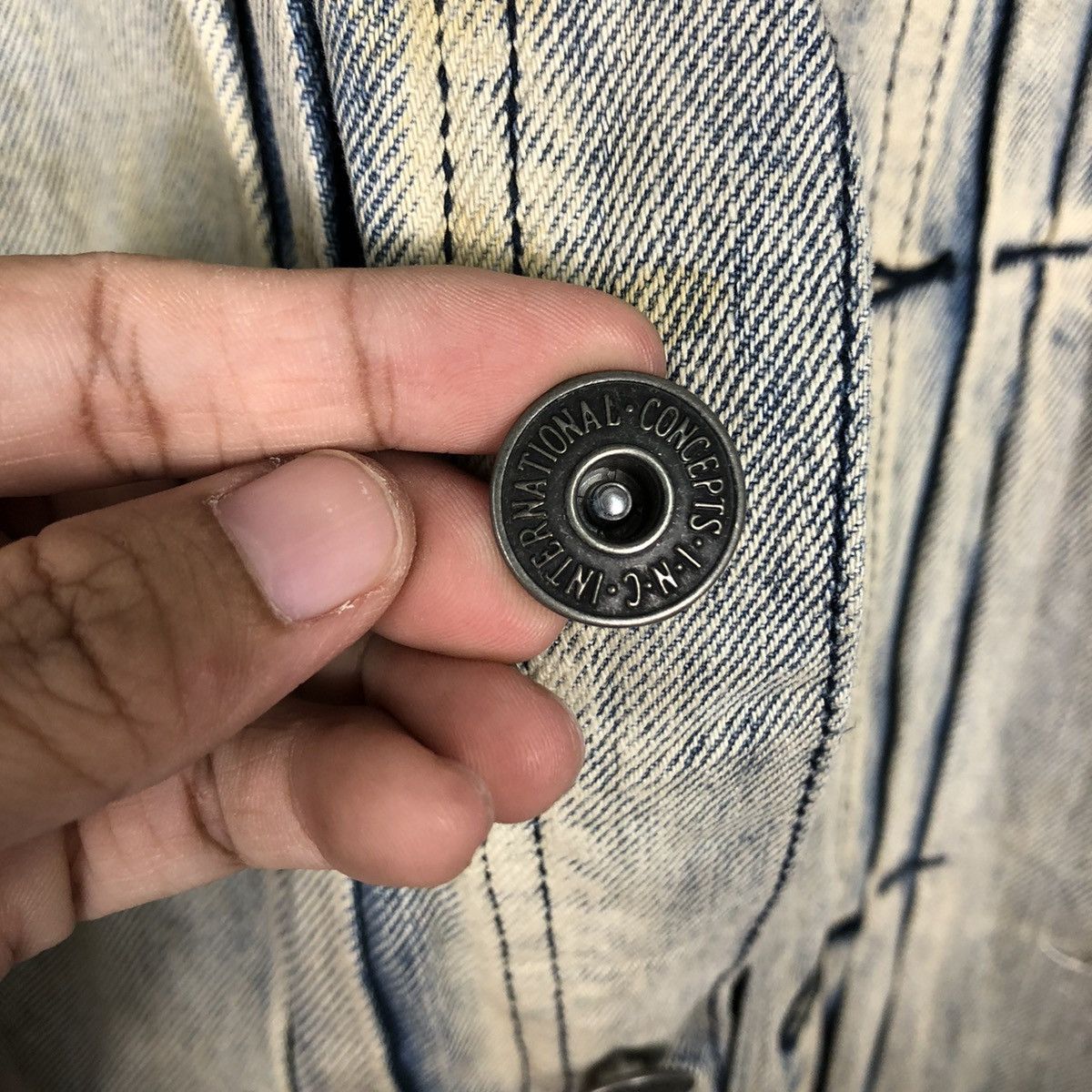 Japanese Brand 📌Distressed Biker Denim Jacket Punk Style INC Issey Miyake Size US S / EU 44-46 / 1 - 21 Thumbnail