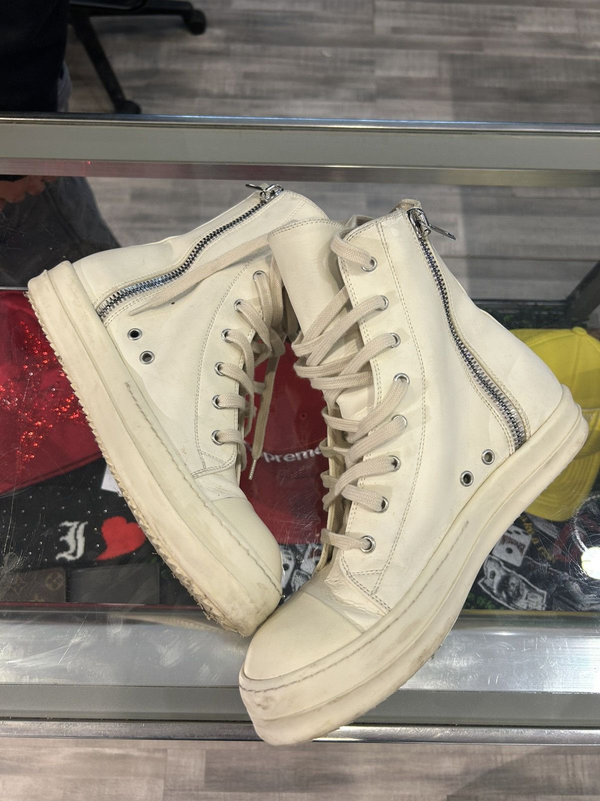 Rick Owens Rick Owens Ramones High-Top Sneakers Size US 9 / EU 42 - 3 Thumbnail