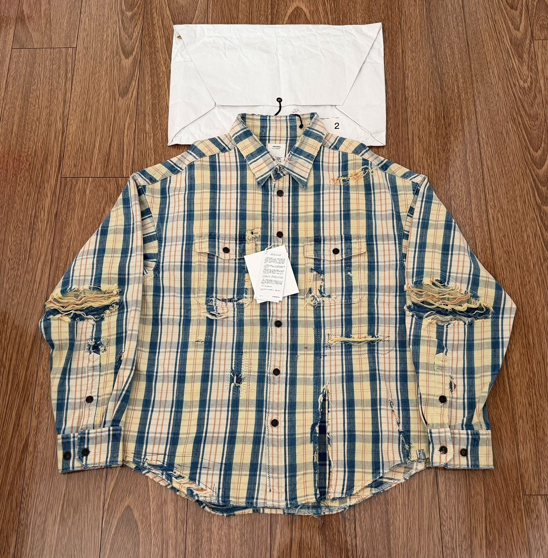 Visvim VISVIM Pioneer Check Long Sleeve Shirt Size US M / EU 48-50 / 2 - 1 Thumbnail