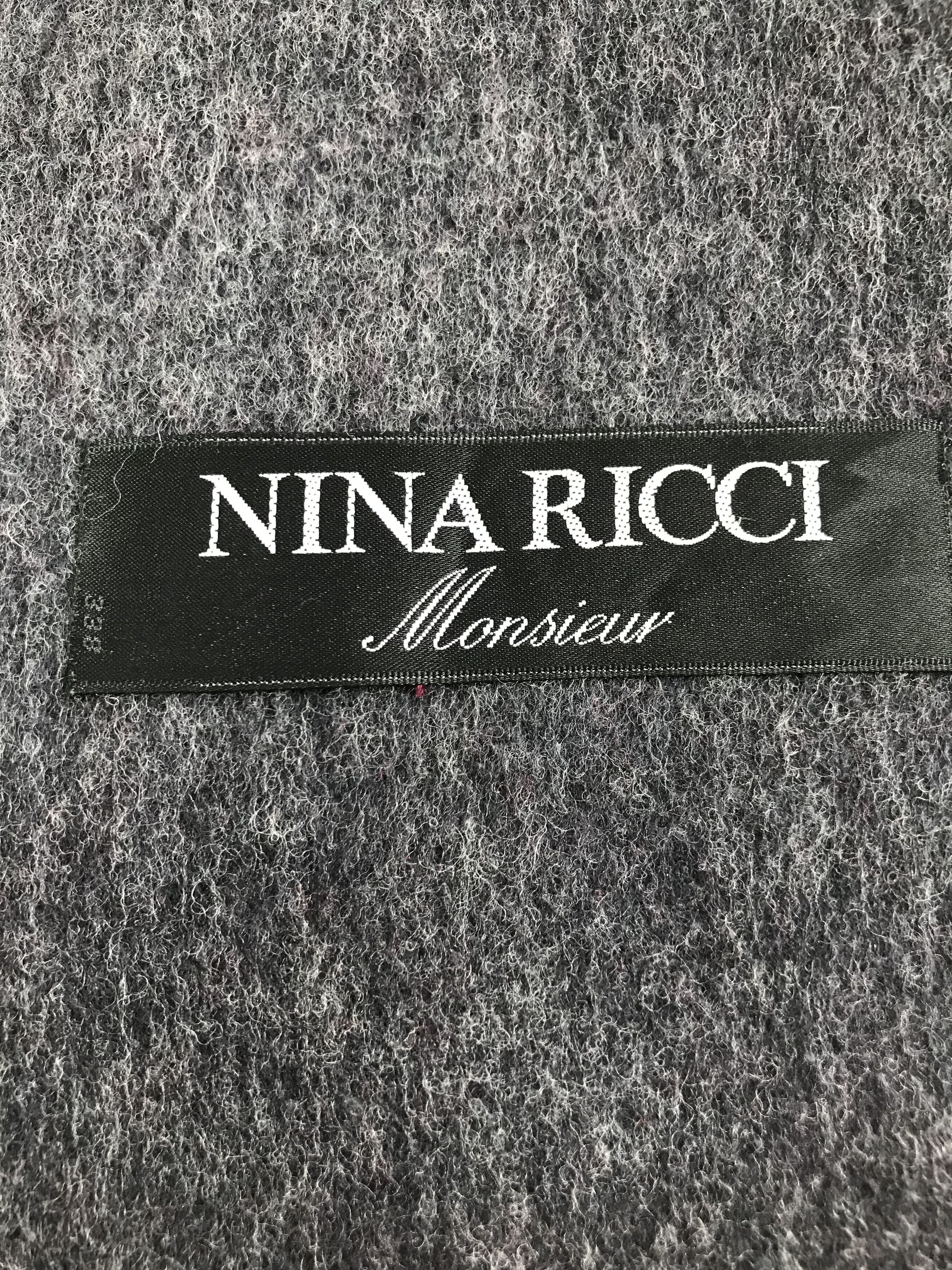 Nina Ricci Nina Ricci Scarf Muffler Wool V133 Size ONE SIZE - 5 Thumbnail