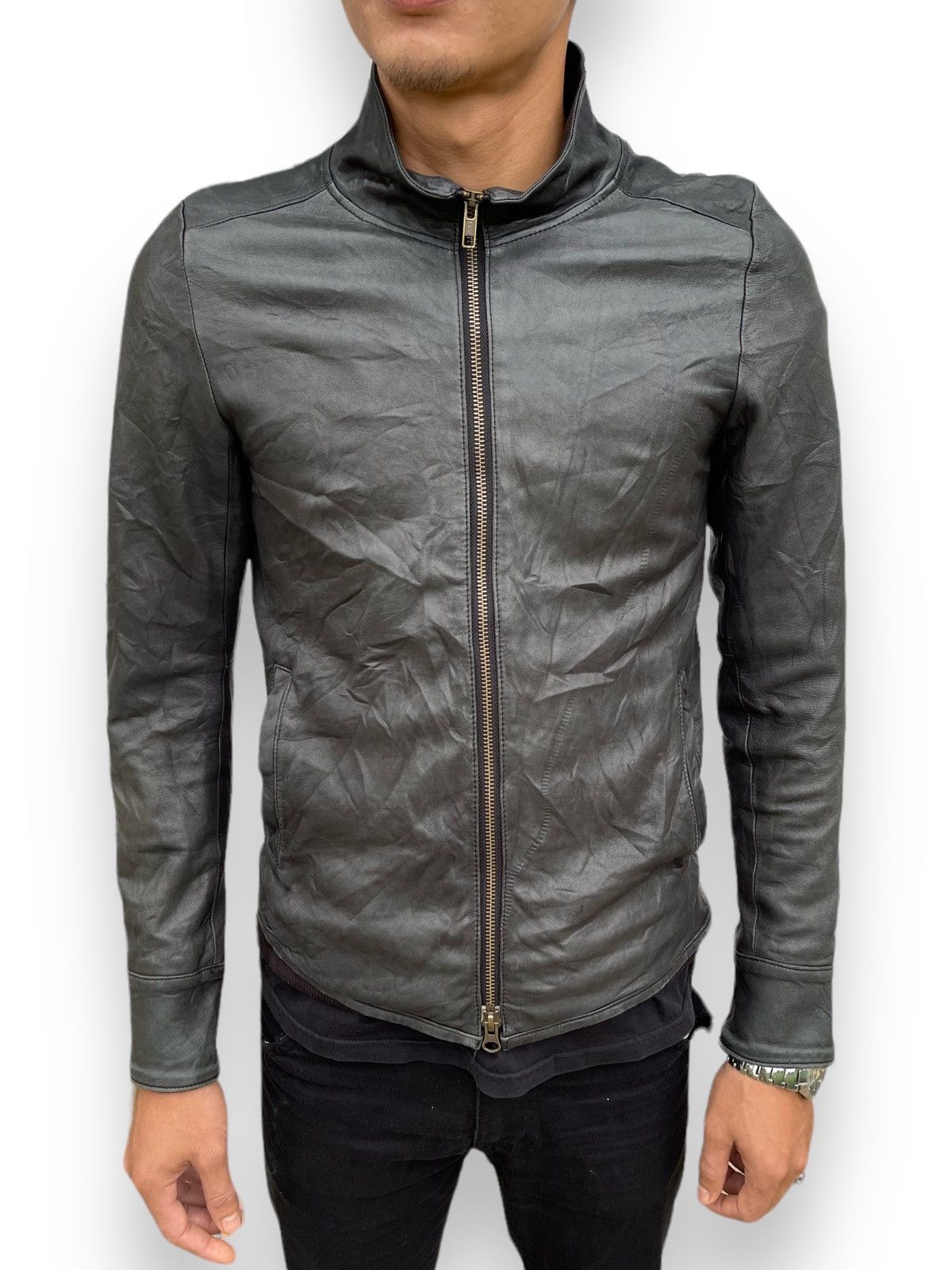 14th Addiction 🔥Vintage Luva Tram Sheep Leather Bikers Jacket Size US XS / EU 42 / 0 - 2 Thumbnail