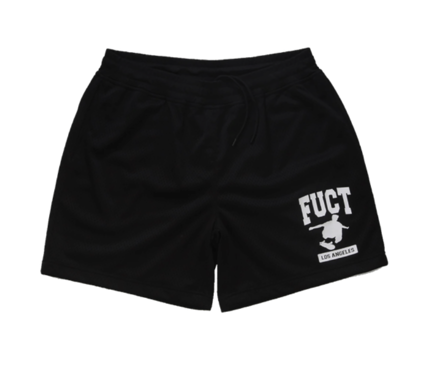 image of Fuct Academy Mesh Shorts Black • Xxl, Men's (Size 38)