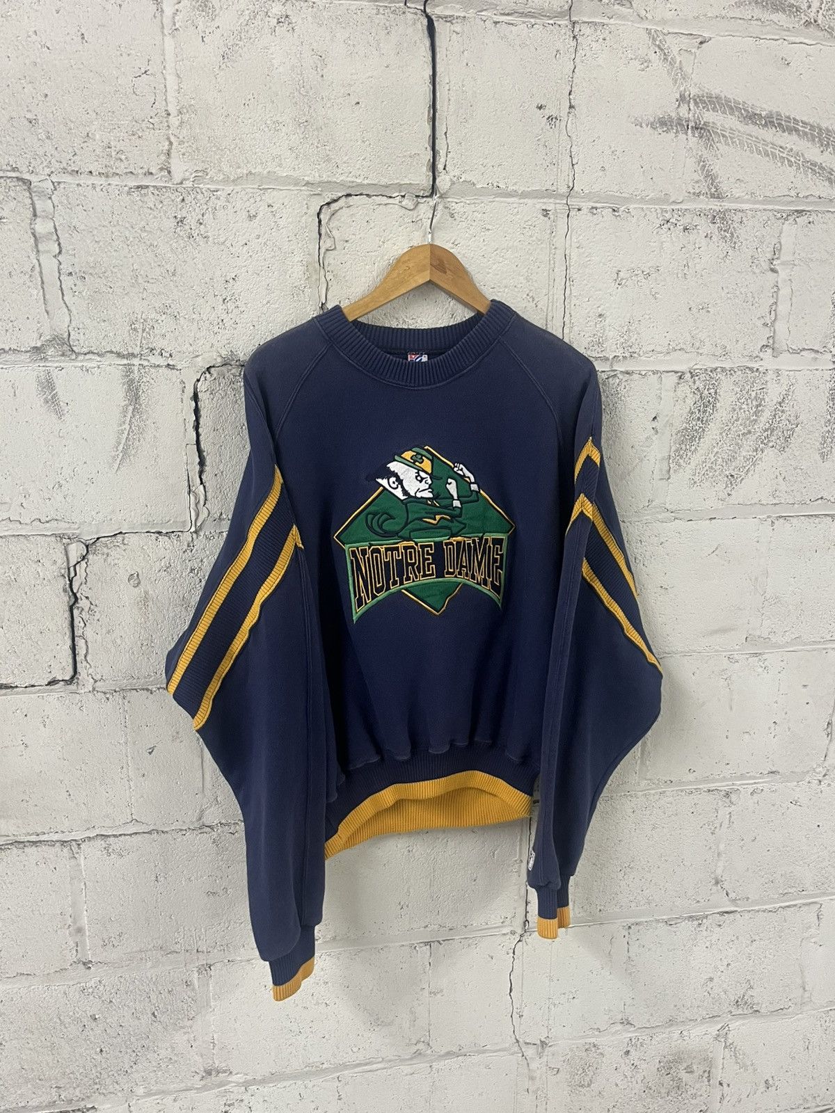 The Game Notre dame vintage 90s boxy fit sweatshirt sports rare Size US XL / EU 56 / 4 - 3 Thumbnail