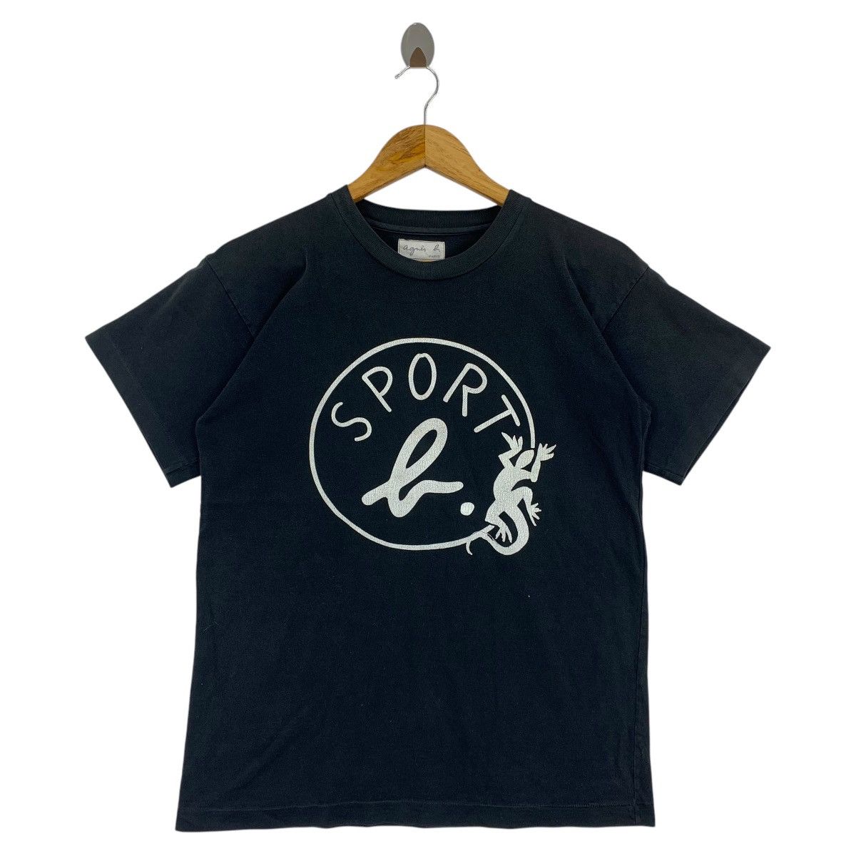 Designer × agnes b. Vintage AGNES B Paris Sport B logo tee Size US S / EU 44-46 / 1 - 1 Thumbnail