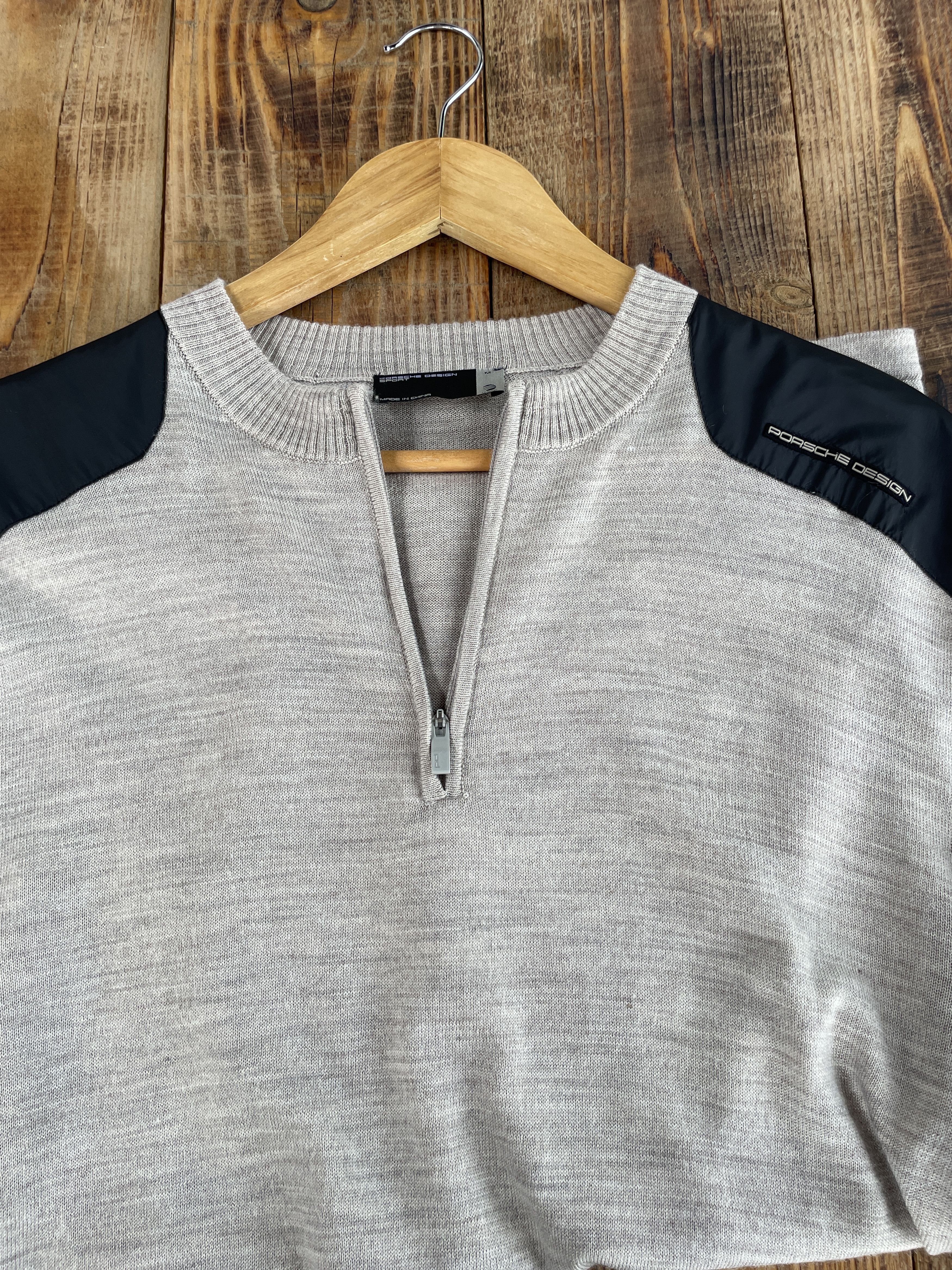 Adidas × Porsche Design Adidas x Porsche Design 1/4 Zip Wool Melange Sweater Size M Size US M / EU 48-50 / 2 - 4 Thumbnail