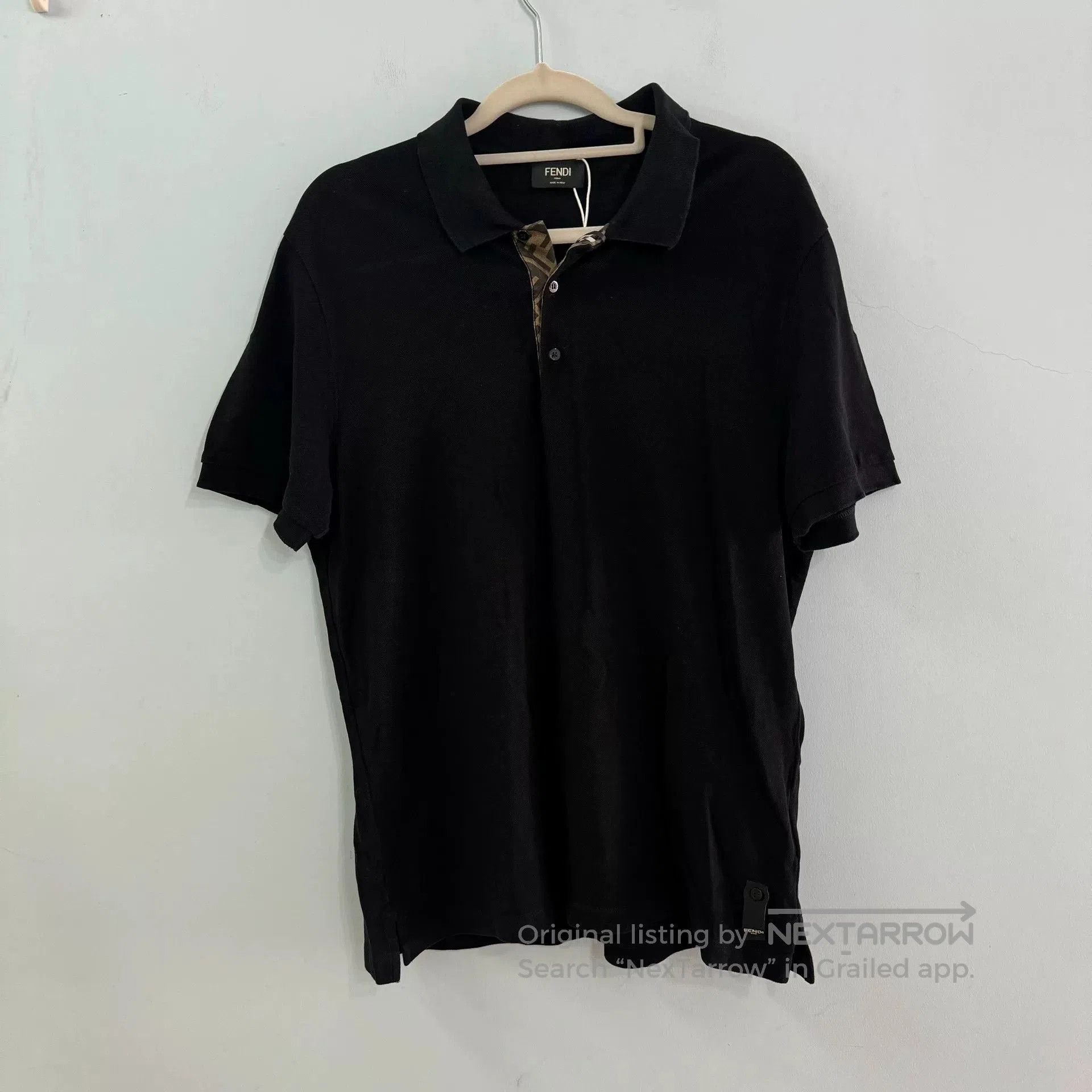 Fendi Fendi Monogram Collar Polo Shirt L. Size US L / EU 52-54 / 3 - 1 Thumbnail