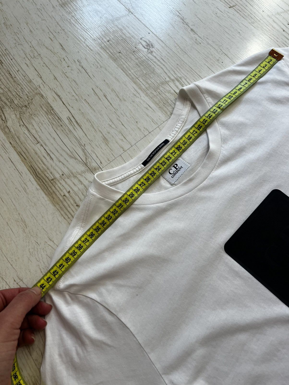 C.P. Company C.P. Company White Lightweight T-Shirt S Rubber Logo Cotton Size US S / EU 44-46 / 1 - 12 Thumbnail