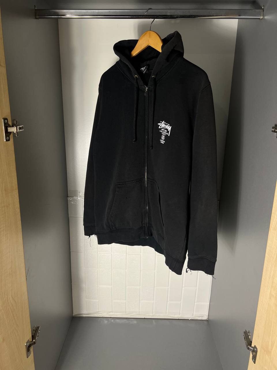 Stussy VINTAGE STUSSY ZIP HOODIE JACKET RETRO Y2K SK8 90s Size US XL / EU 56 / 4 - 3 Thumbnail