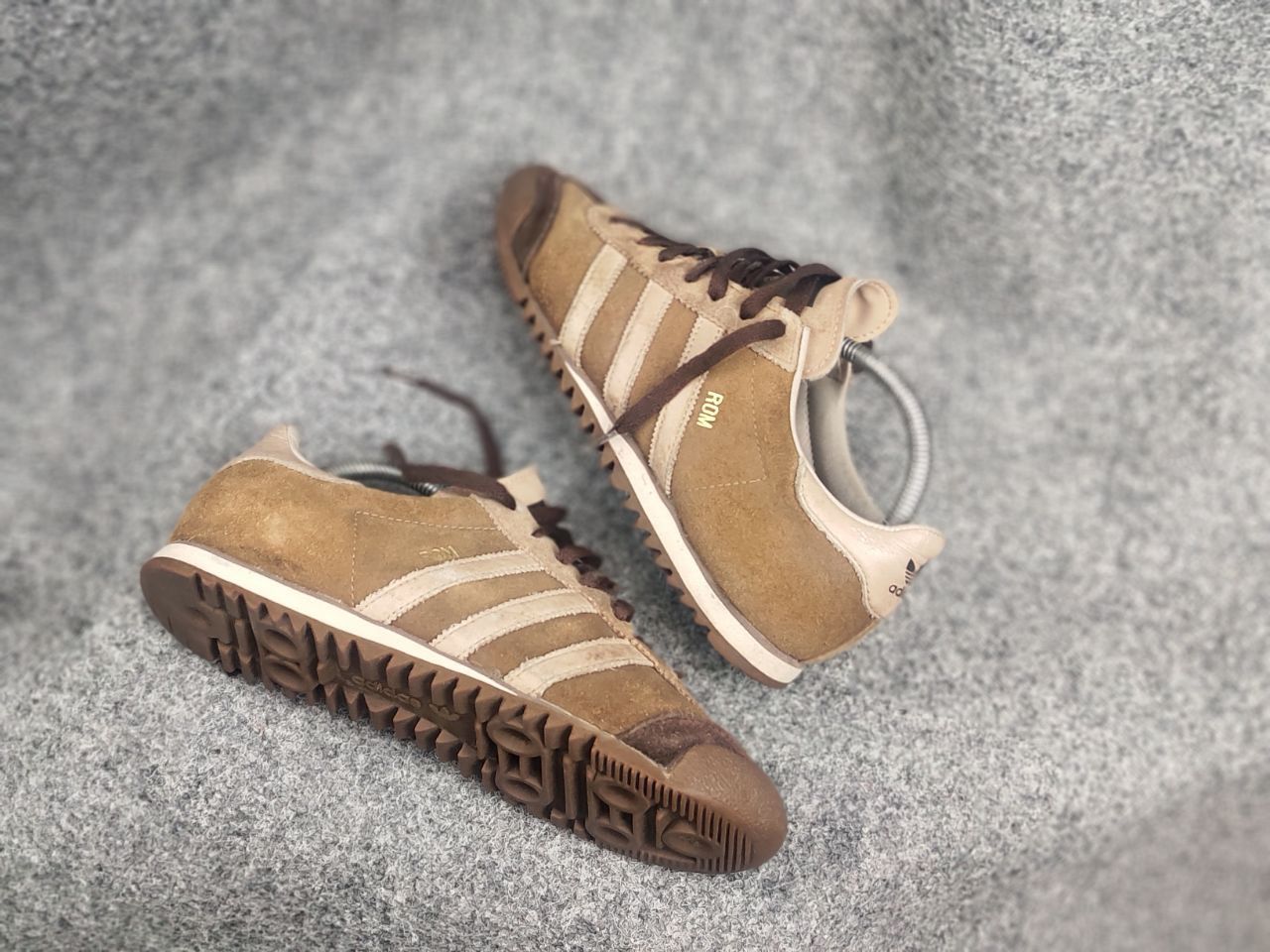 Adidas Vintage Adidas Originals Rom Leather Sneakers Y2K Shoes Size US 9 / IT 39 - 6 Thumbnail