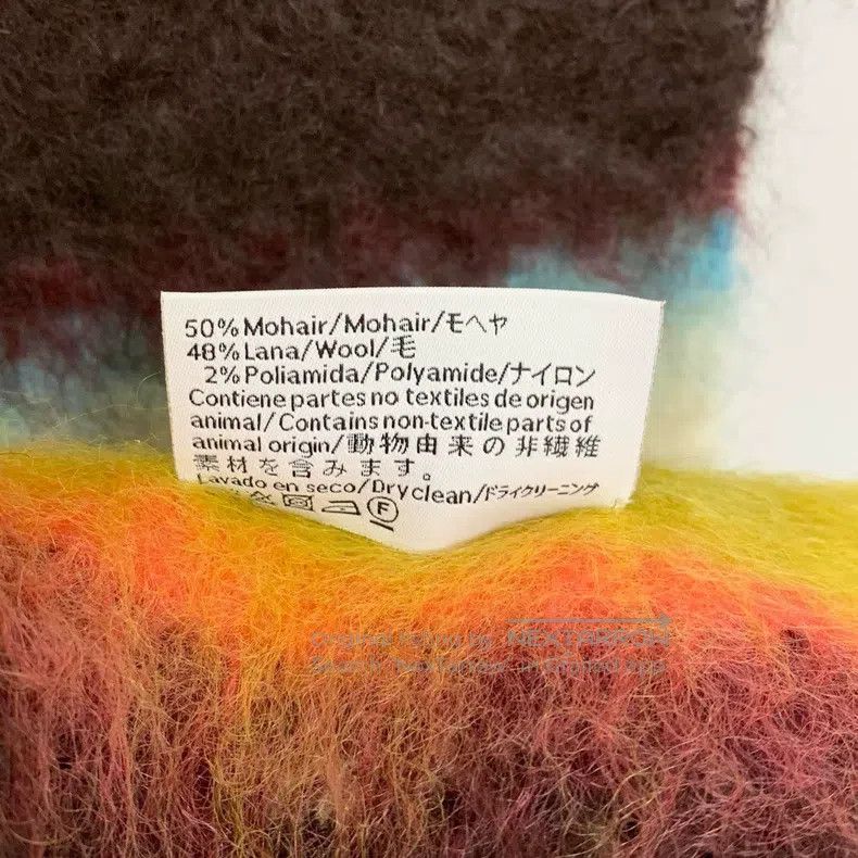 Loewe Loewe size 184*22cm Mohair scarf Size ONE SIZE - 6 Thumbnail