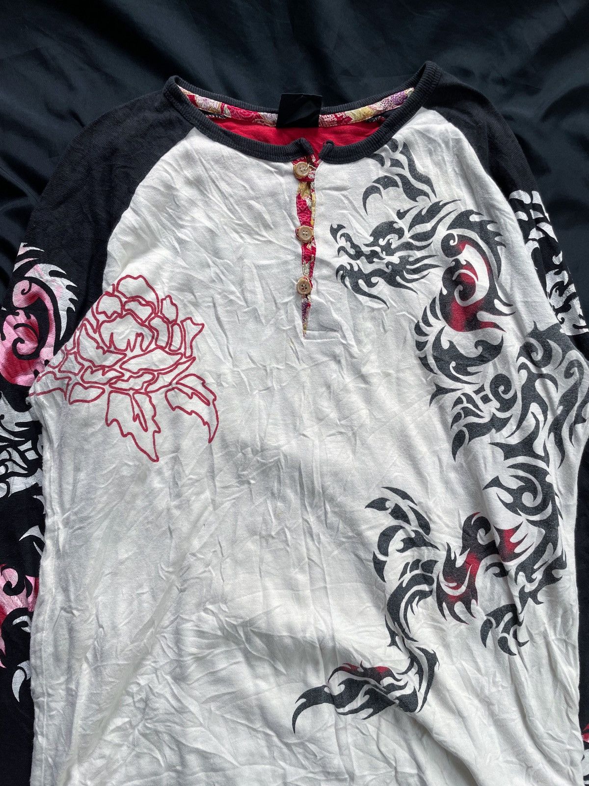 Beauty Beast JAPANESE OBLO TATTOO JAPAN STYLE LONG SLEEVE Size US XL / EU 56 / 4 - 3 Thumbnail