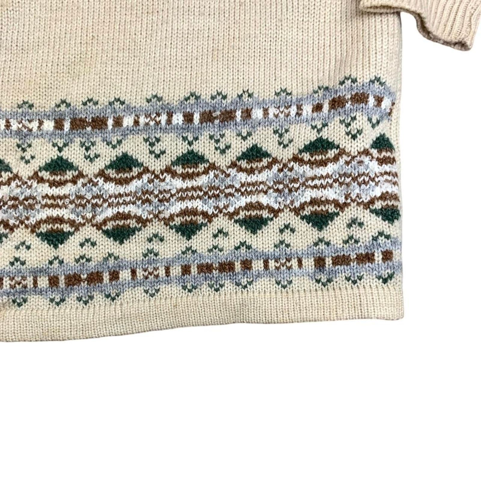 Vintage Vintage Coquette Knit Cardigan Sweater with floral design Size L / US 10 / IT 46 - 4 Thumbnail