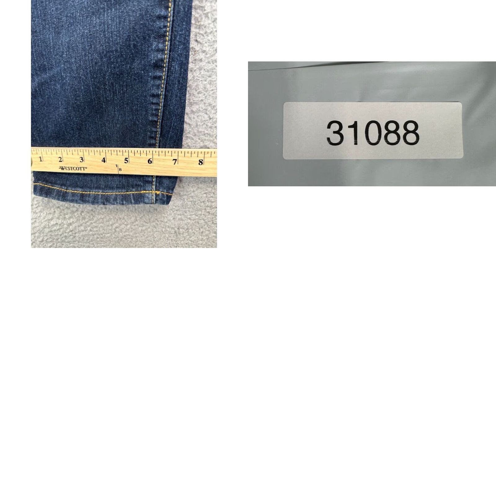 Coogi Coogi Jeans Womens 22W Plus Blue Distressed Slim Skinny Denim High Rise Ladies Size 40" / US 18 - 9 Thumbnail