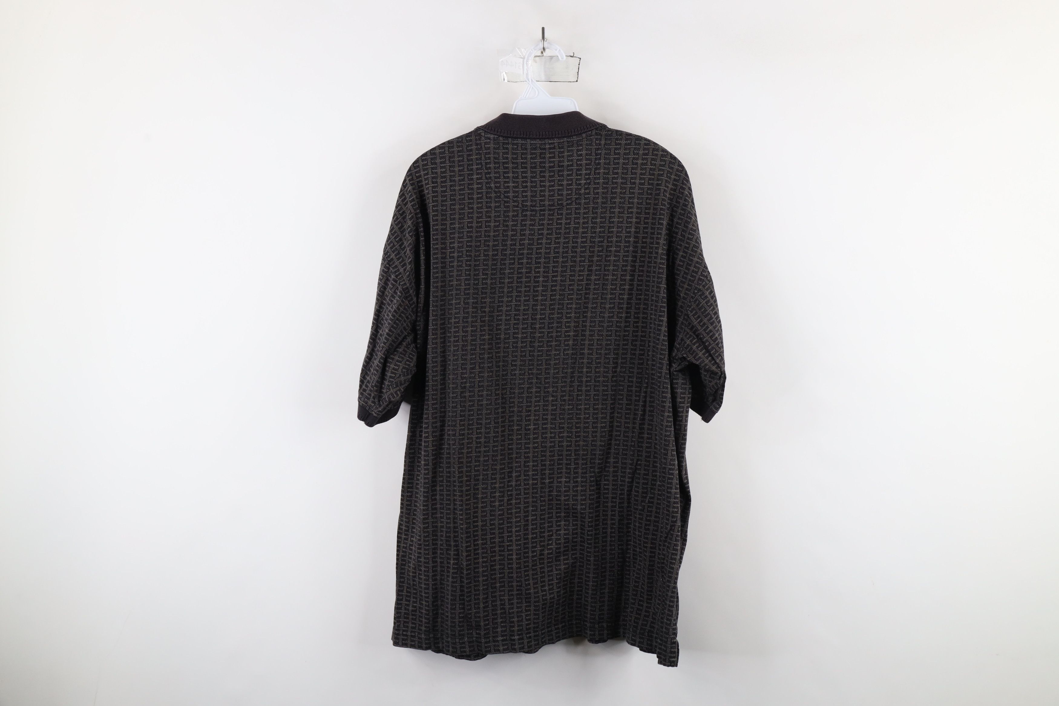 Vintage Vintage 90s Streetwear Geometric Collared Golf Polo Shirt Size US XL / EU 56 / 4 - 8 Thumbnail