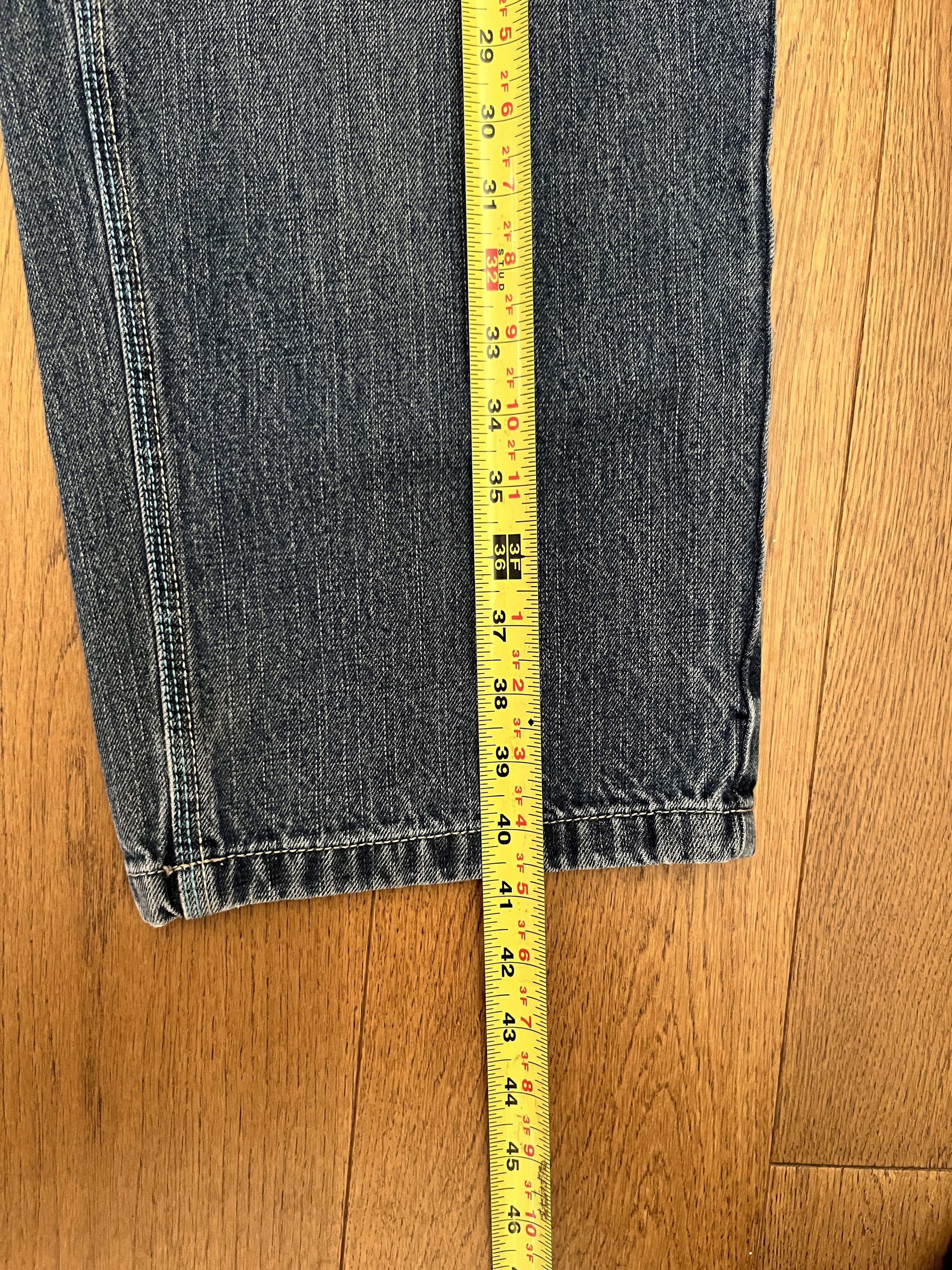 Southpole Vintage Y2K Southpole Signature Series Teal Stitch Jeans 34 Size US 34 / EU 50 - 7 Thumbnail