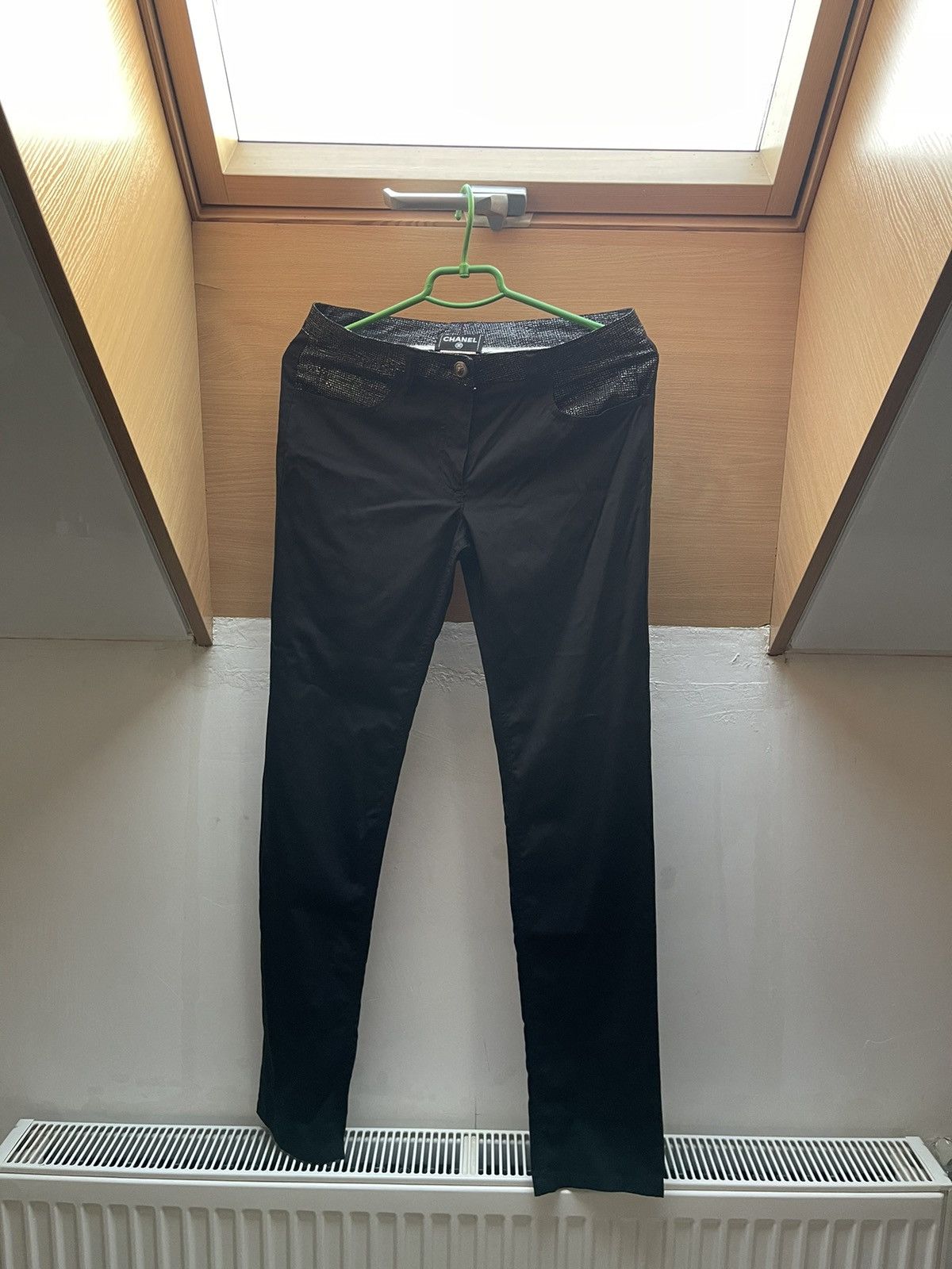 Chanel Chanel 31 Rue Cambon Logo Wool Pants w/ Lion Head Button Size 26" / US 2 / IT 38 - 3 Thumbnail