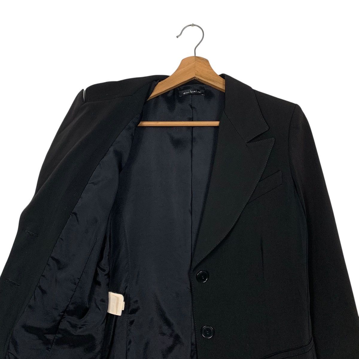 Other Made In Italy Embaisi Black Jacket Size M / US 6-8 / IT 42-44 - 10 Thumbnail