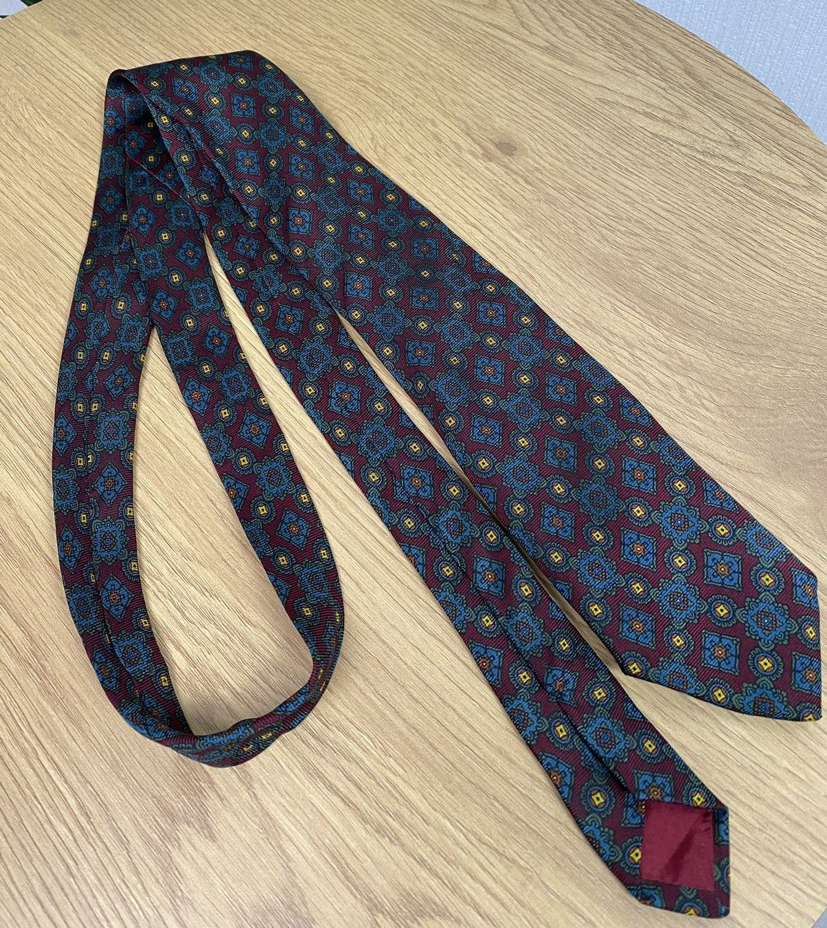 Burberry × Vintage Burberry's Vintage Silk Neck Tie multicolour print Size ONE SIZE - 9 Thumbnail