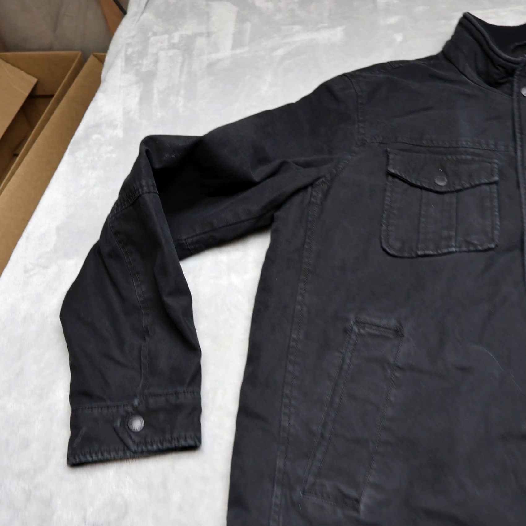 Vintage VINTAGE Levi's Jacket Mens M Black Canvas Rugged Quilt Lined Utility Field Casual Size US M / EU 48-50 / 2 - 2 Thumbnail