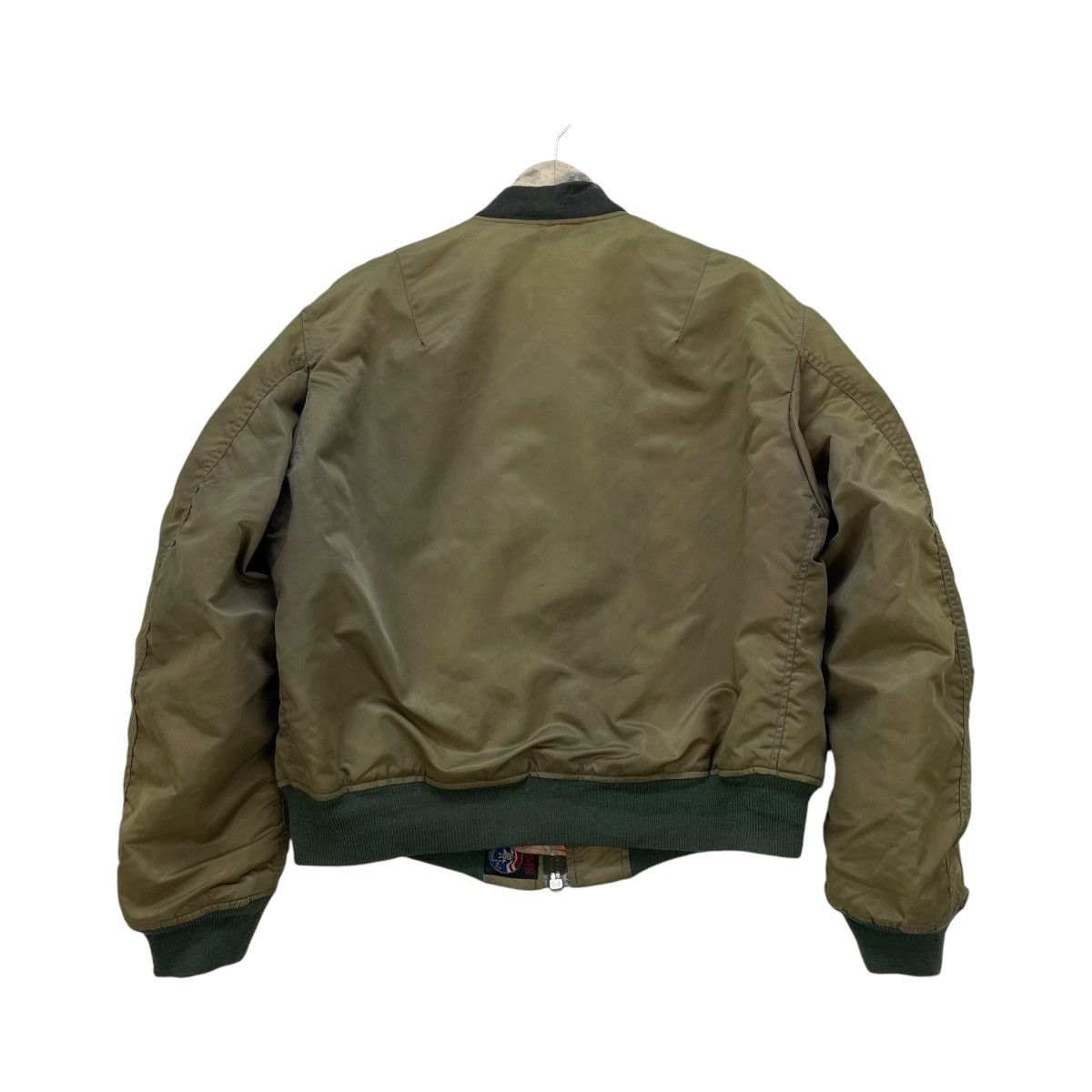 Buzz Rickson's 💥Vintage Distressed Bomber Ma 1 Mfg By JM Watkins Design Size US M / EU 48-50 / 2 - 2 Thumbnail