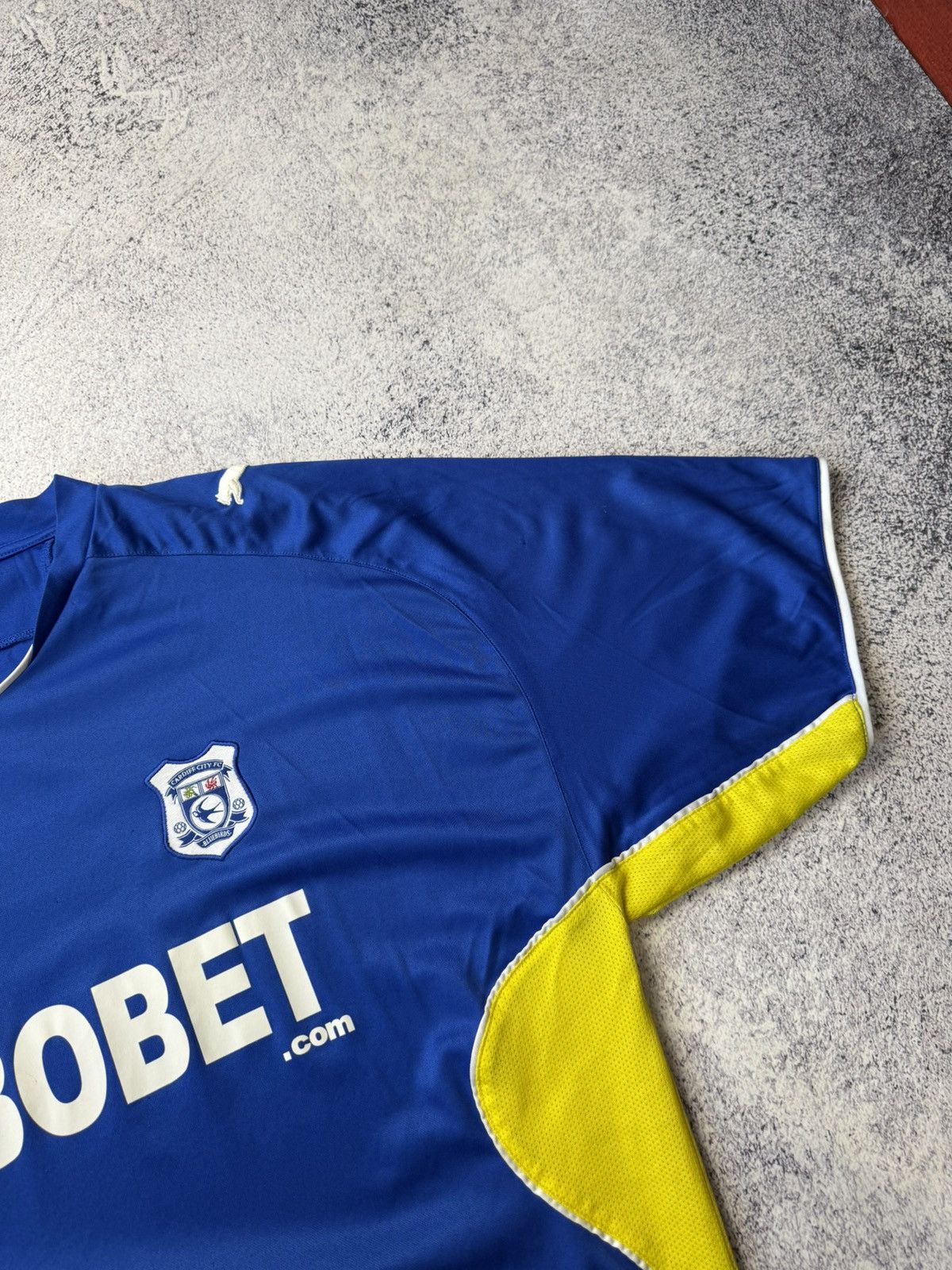 Puma Vintage Puma Cardiff City 2009/10 Home Shirt Soccer Jersey Size US XL / EU 56 / 4 - 9 Thumbnail