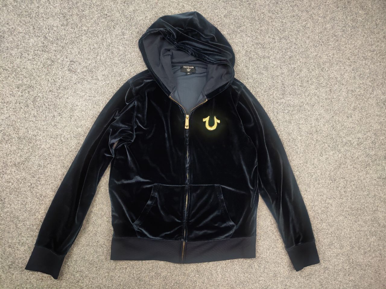 True Religion True Religion Vintage Velour HG Zip Hoodie Y2K Supreme Style Size US M / EU 48-50 / 2 - 3 Thumbnail