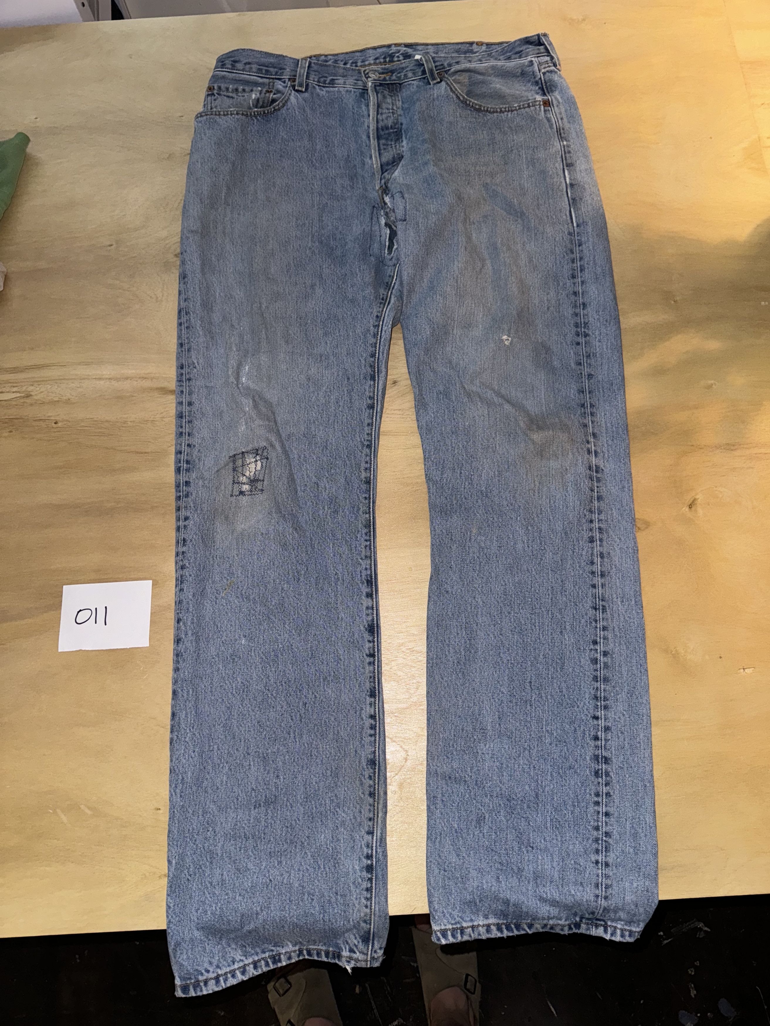Levi's Vintage Clothing Vintage Patchwork Levi 501 Size US 36 / EU 52 - 1 Thumbnail