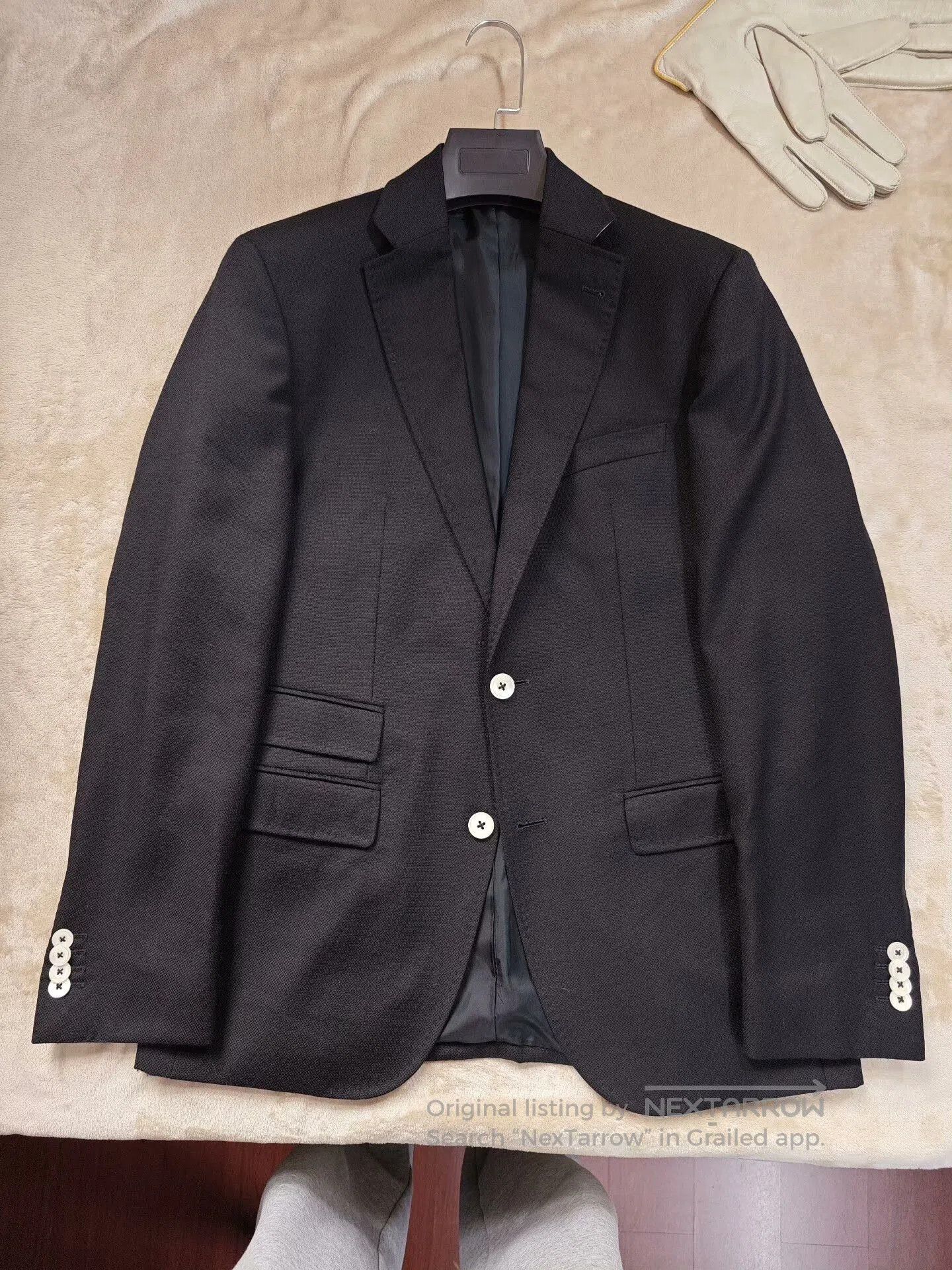 Baldessarini Baldessarini Black Wool Suit Jacket. Size US S / EU 44-46 / 1 - 5 Thumbnail