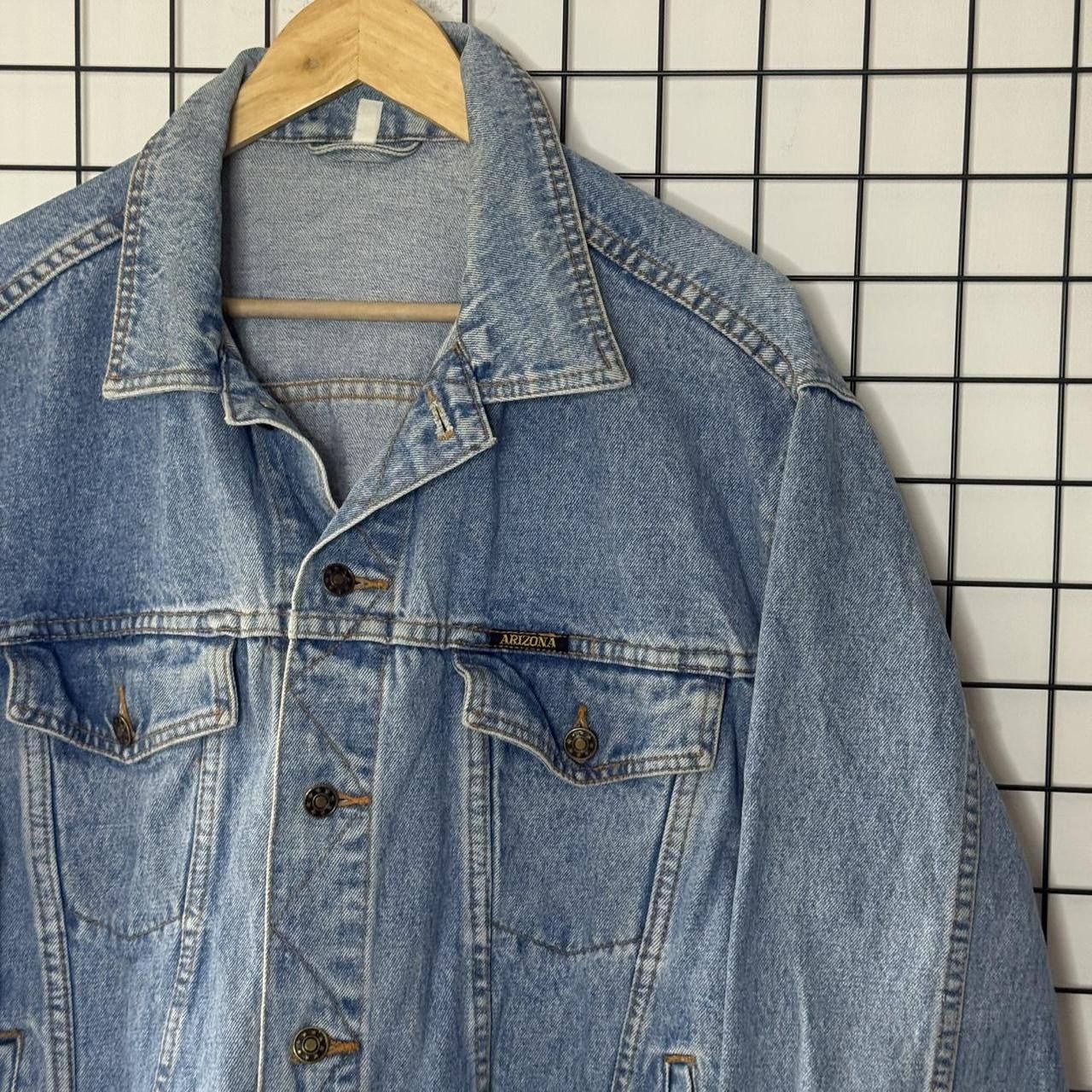 Vintage Vintage 90s Denim Trucker Jacket Blue Retro Size US L / EU 52-54 / 3 - 5 Thumbnail
