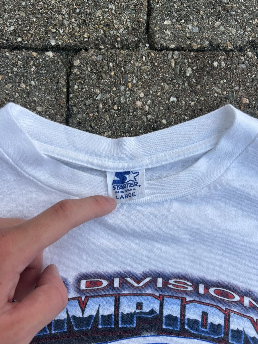 Starter Vintage 90s Patriots Starter t shirt Size US L / EU 52-54 / 3 - 3 Thumbnail