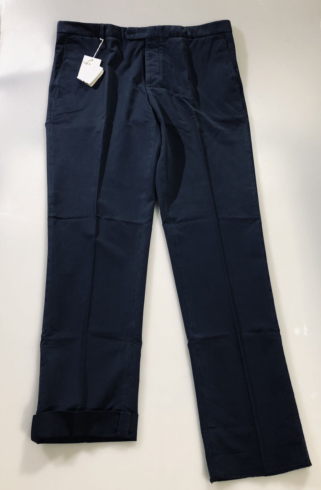 Brunello Cucinelli Brunello Cucinelli 🇮🇹 navy btn fly enzyme wash pants 42 new Size US 42 / EU 58 - 1 Thumbnail
