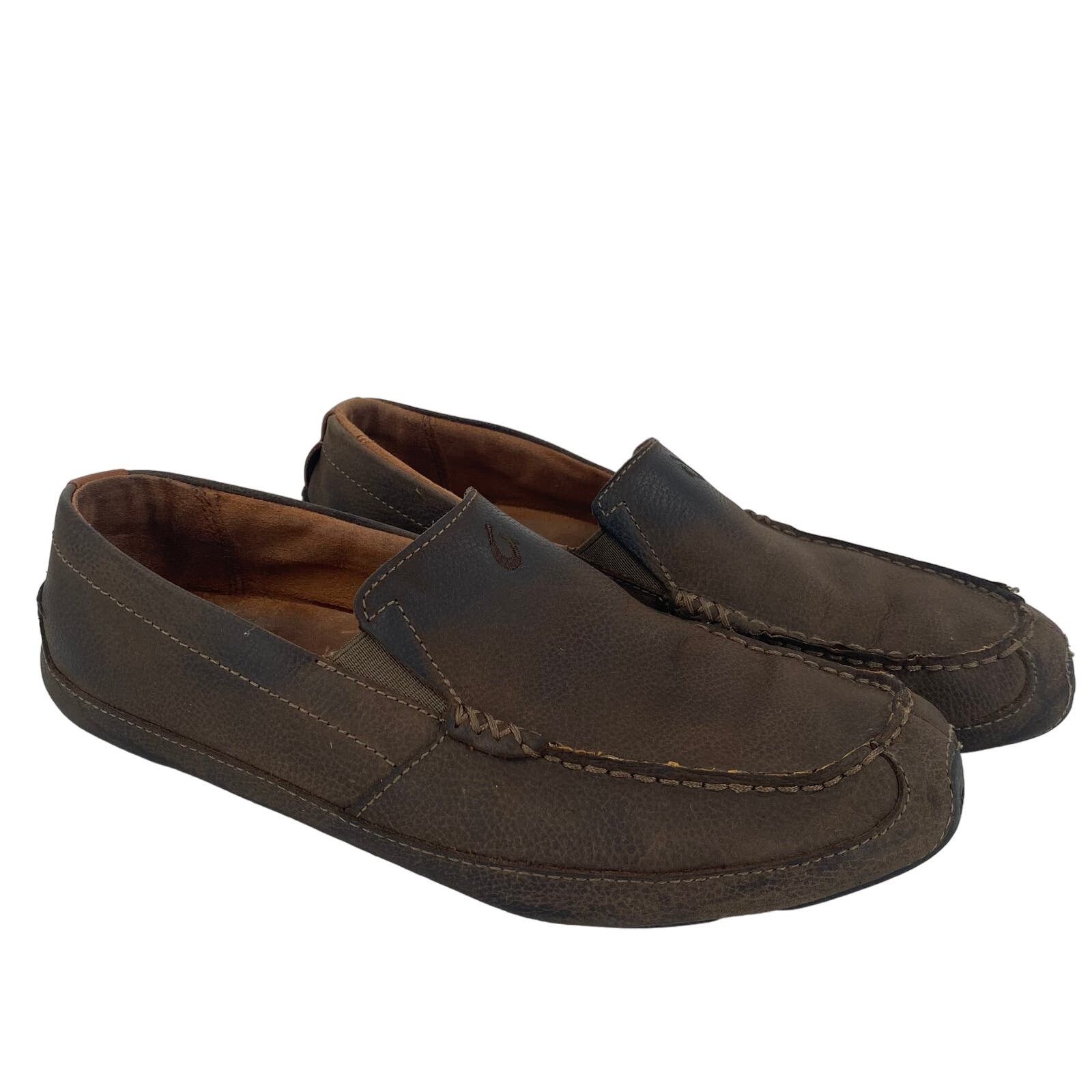 Olukai Olakai Brown Leather Akepa Men