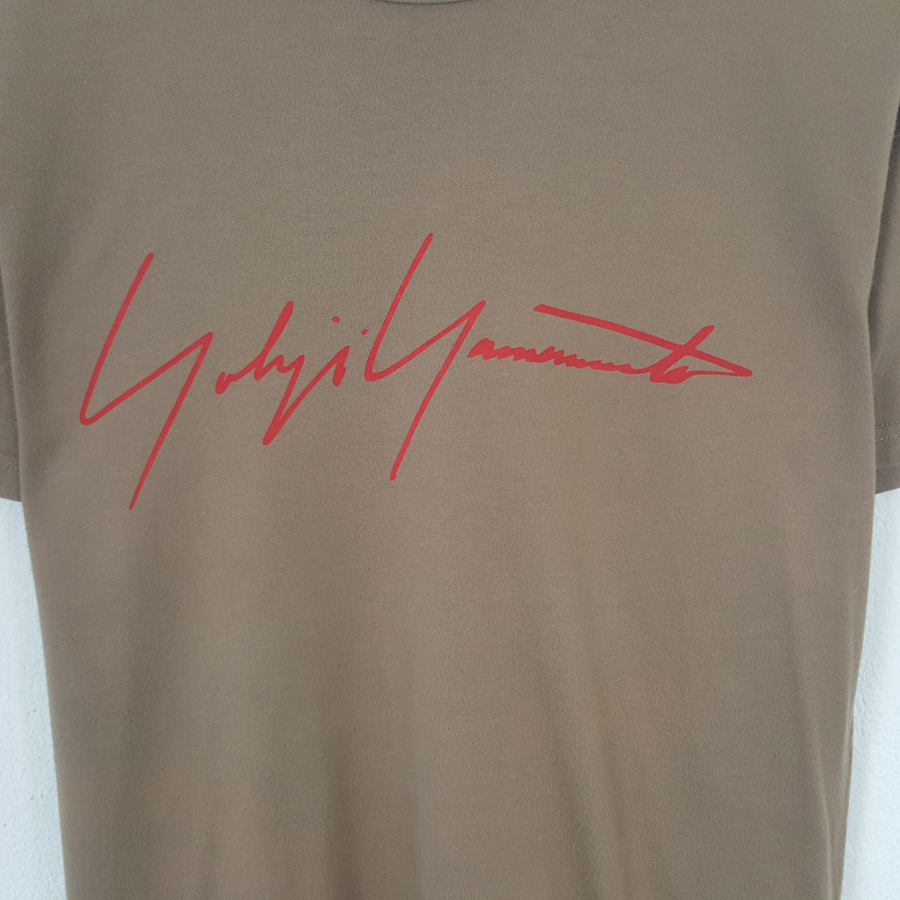 Japanese Brand × Vintage × Yohji Yamamoto Vintage Yohji Yamamoto AAR Custom Spell Out Logo Tshirt Size US S / EU 44-46 / 1 - 2 Thumbnail