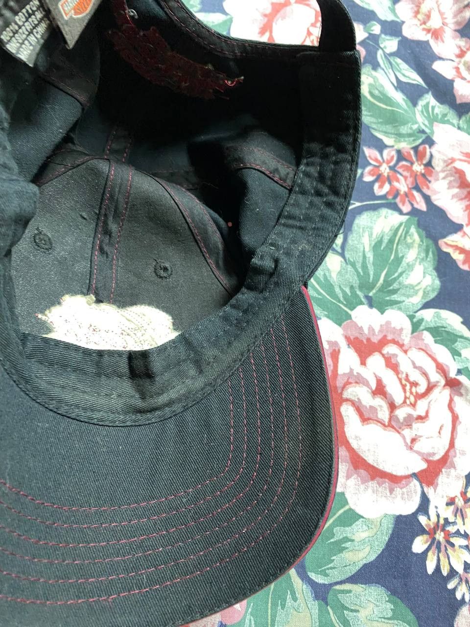 Other Vintage Harley Davidson Racing Flame Logo adjustable cap hat Size ONE SIZE - 12 Thumbnail
