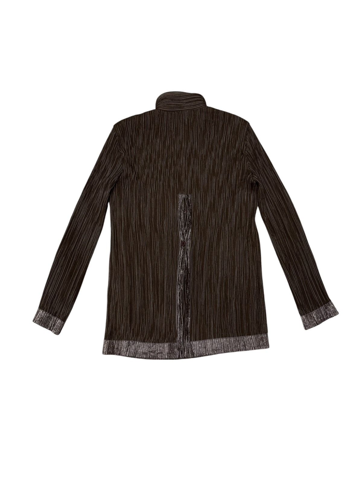 Issey Miyake VINTAGE 1980s ISSEY MIYAKE PLEATED SHIRT UNIQUE PATTERN Size US M / EU 48-50 / 2 - 2 Thumbnail