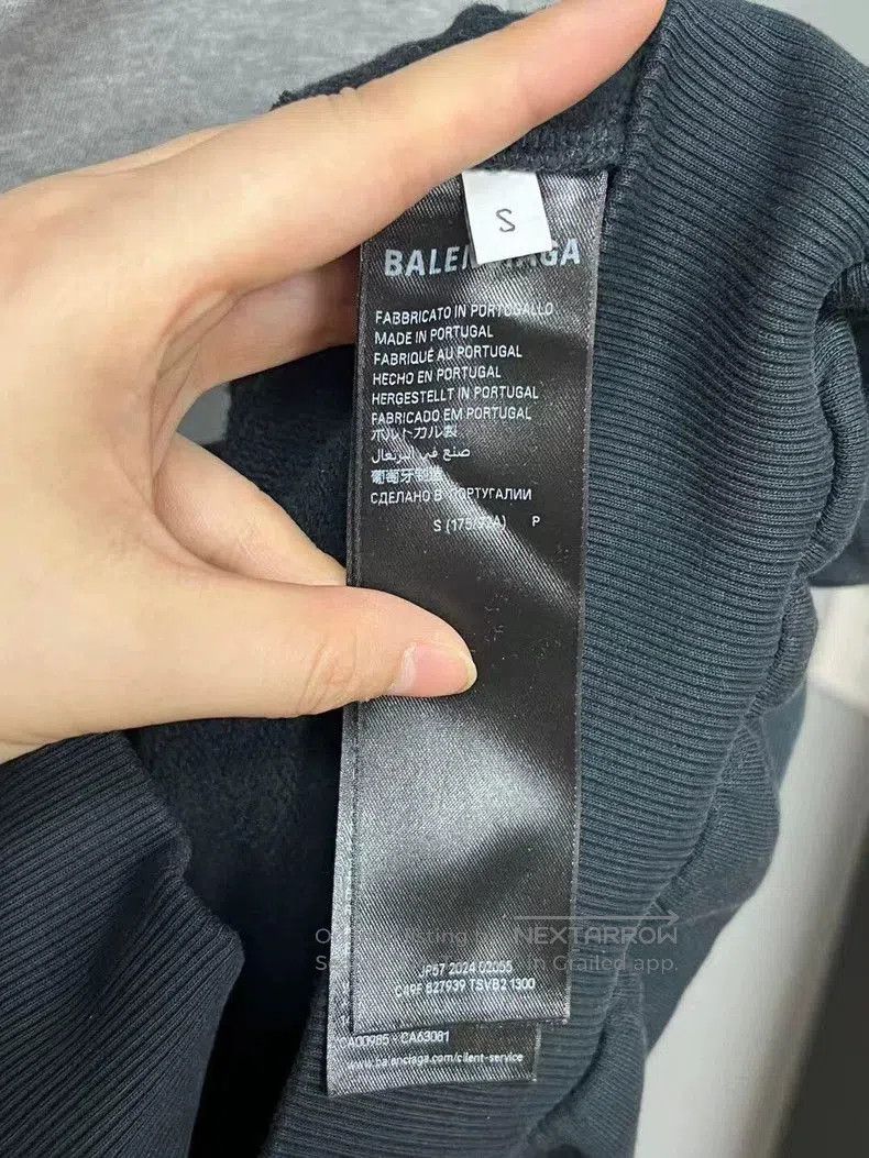 Balenciaga Balenciaga Colorblock Hooded Sweatshirt. Size US S / EU 44-46 / 1 - 5 Thumbnail