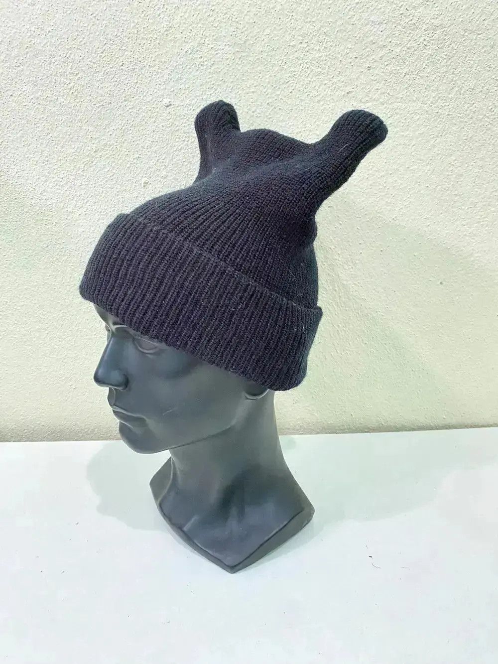 Vintage Japanese Brand Devil Horn Beanie Hat Size ONE SIZE - 3 Thumbnail