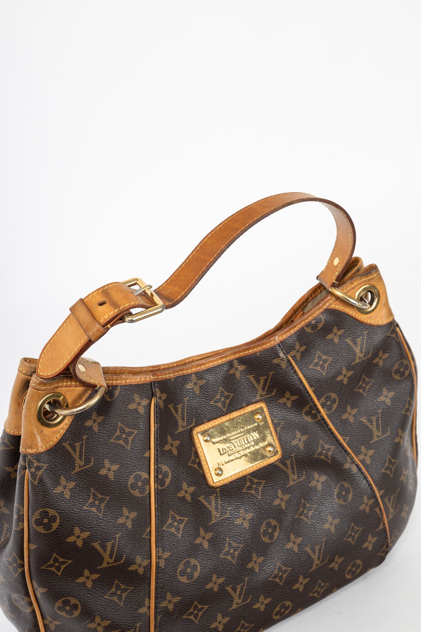 Louis Vuitton Louis Vuitton Galliera PM Monogram Canvas & Leather Hobo Size ONE SIZE - 6 Thumbnail